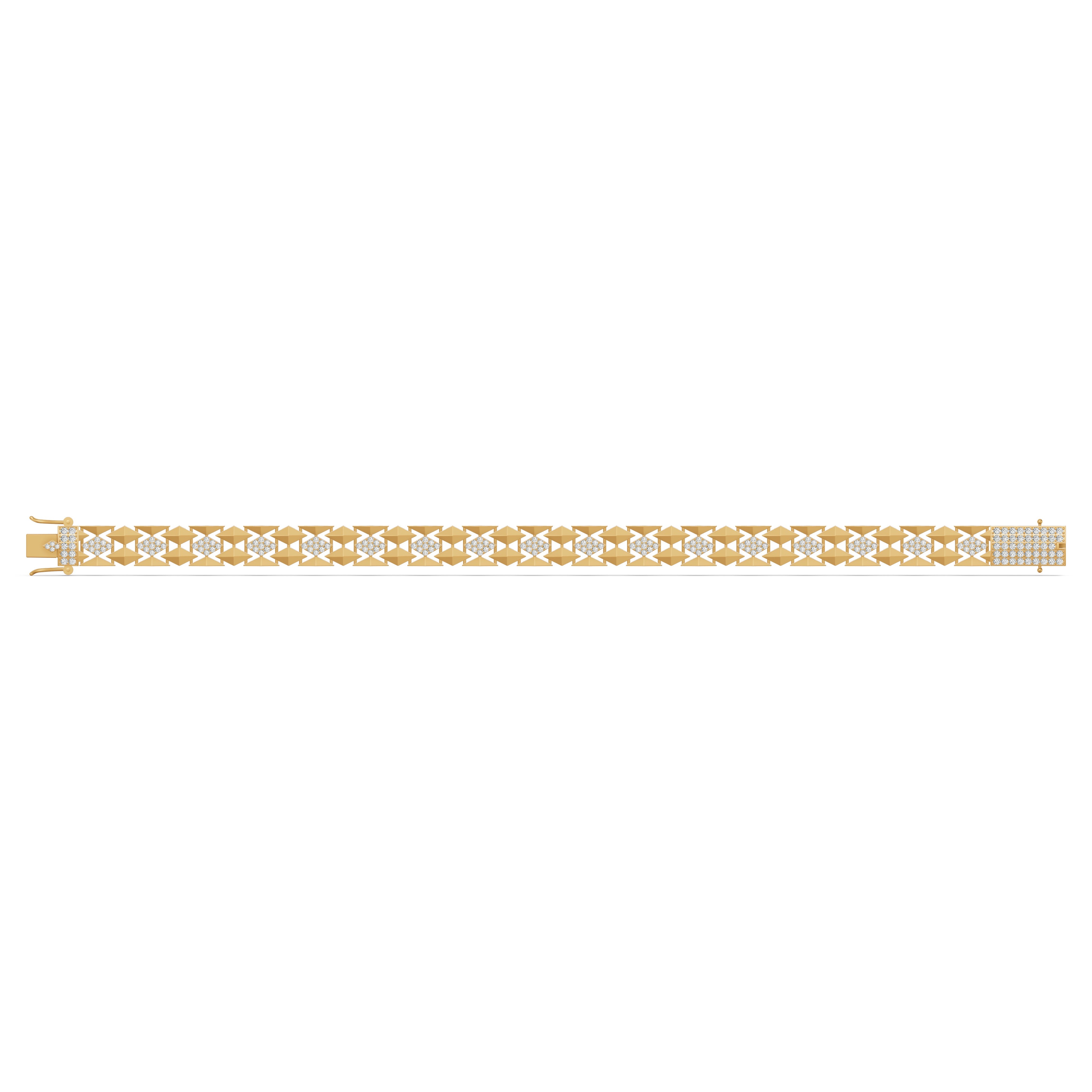 Imperial Lattice Diamond Bracelet