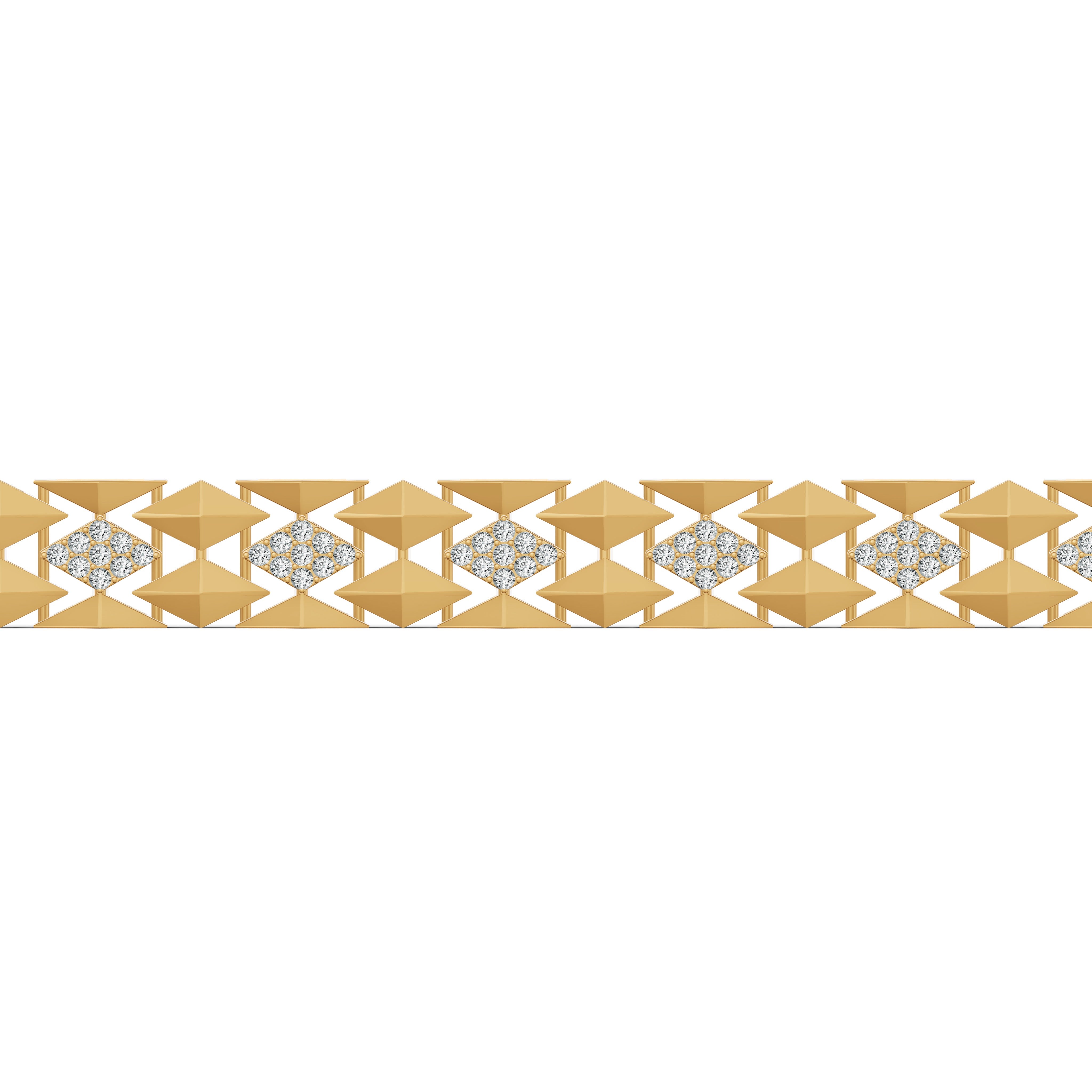 Imperial Lattice Diamond Bracelet