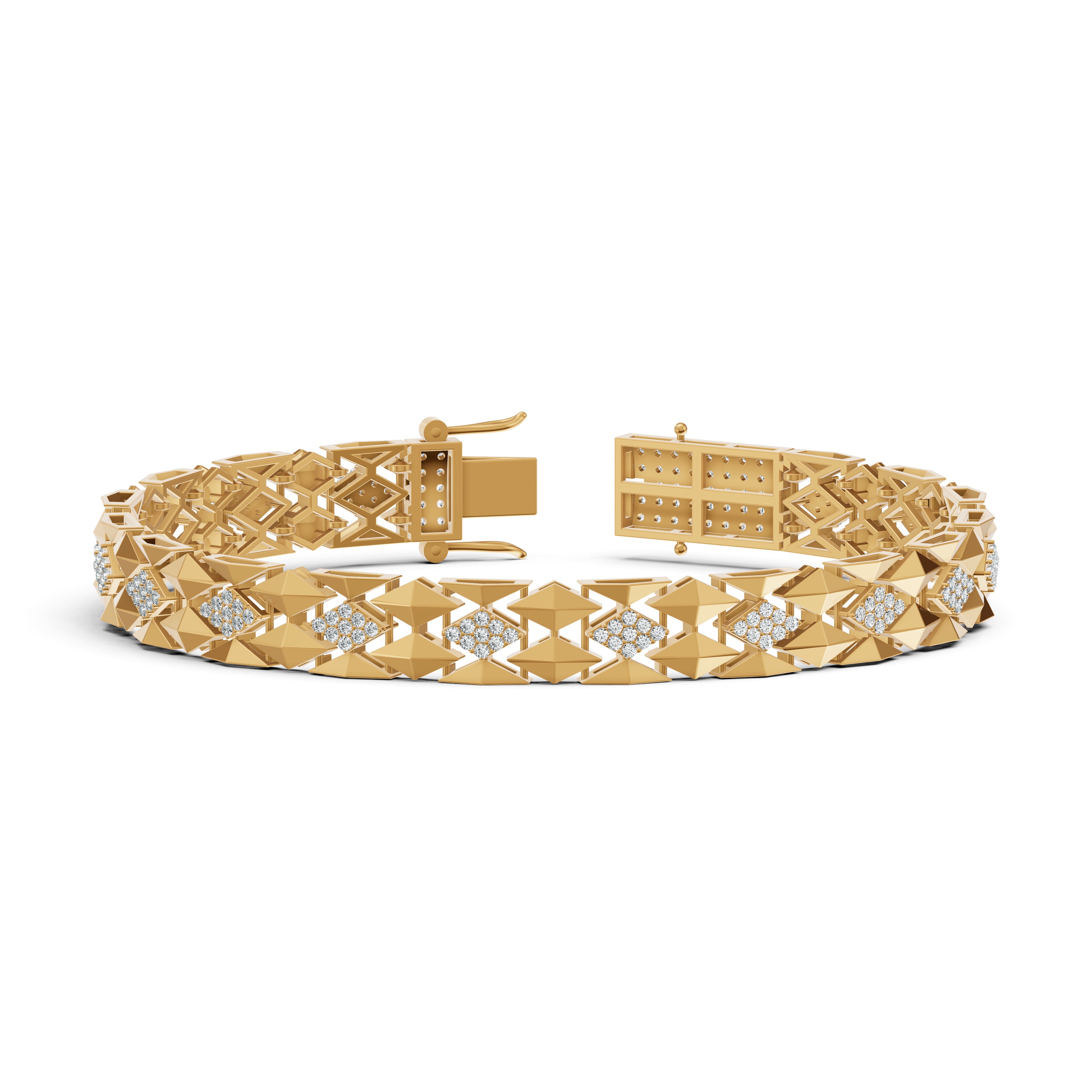 Imperial Lattice Diamond Bracelet