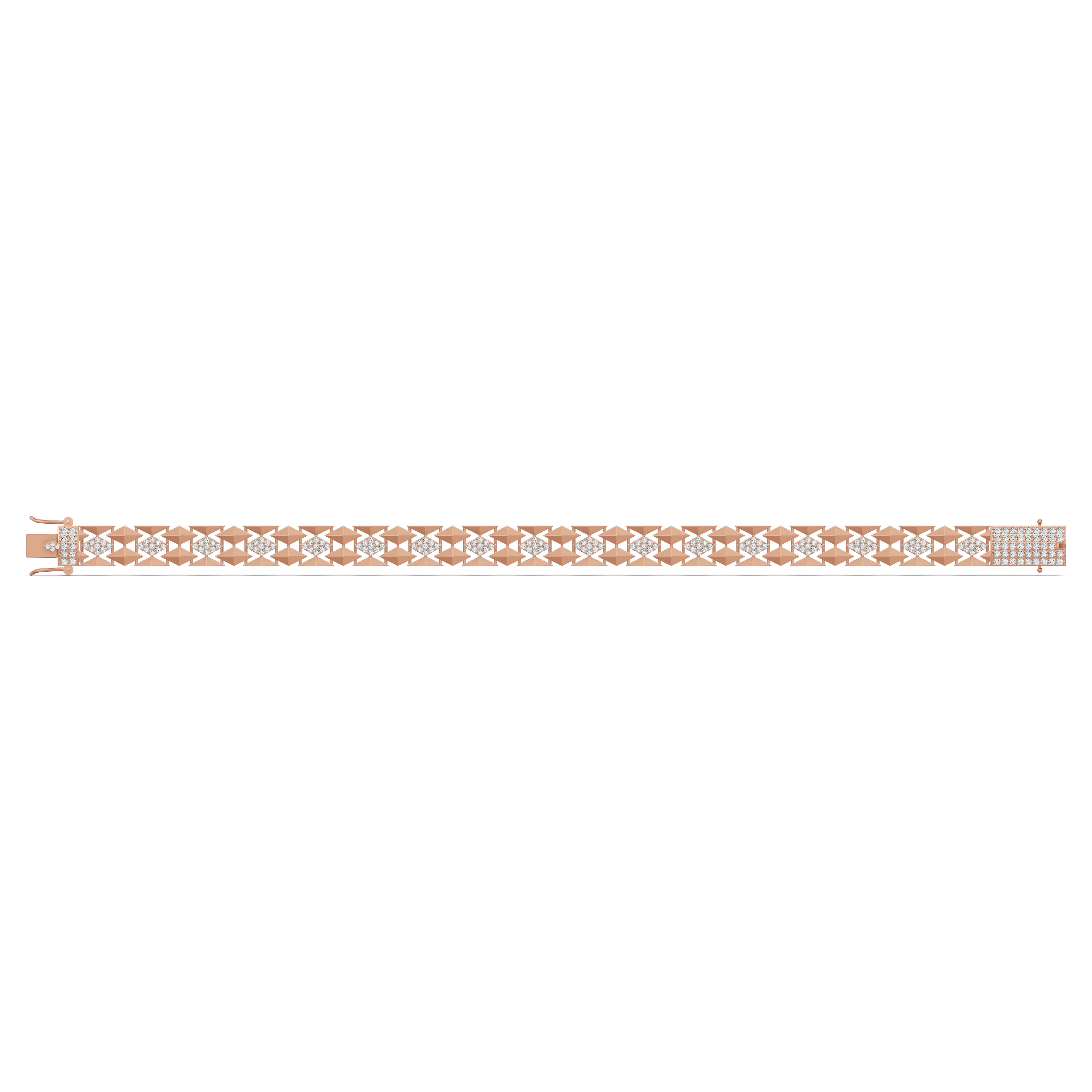 Imperial Lattice Diamond Bracelet