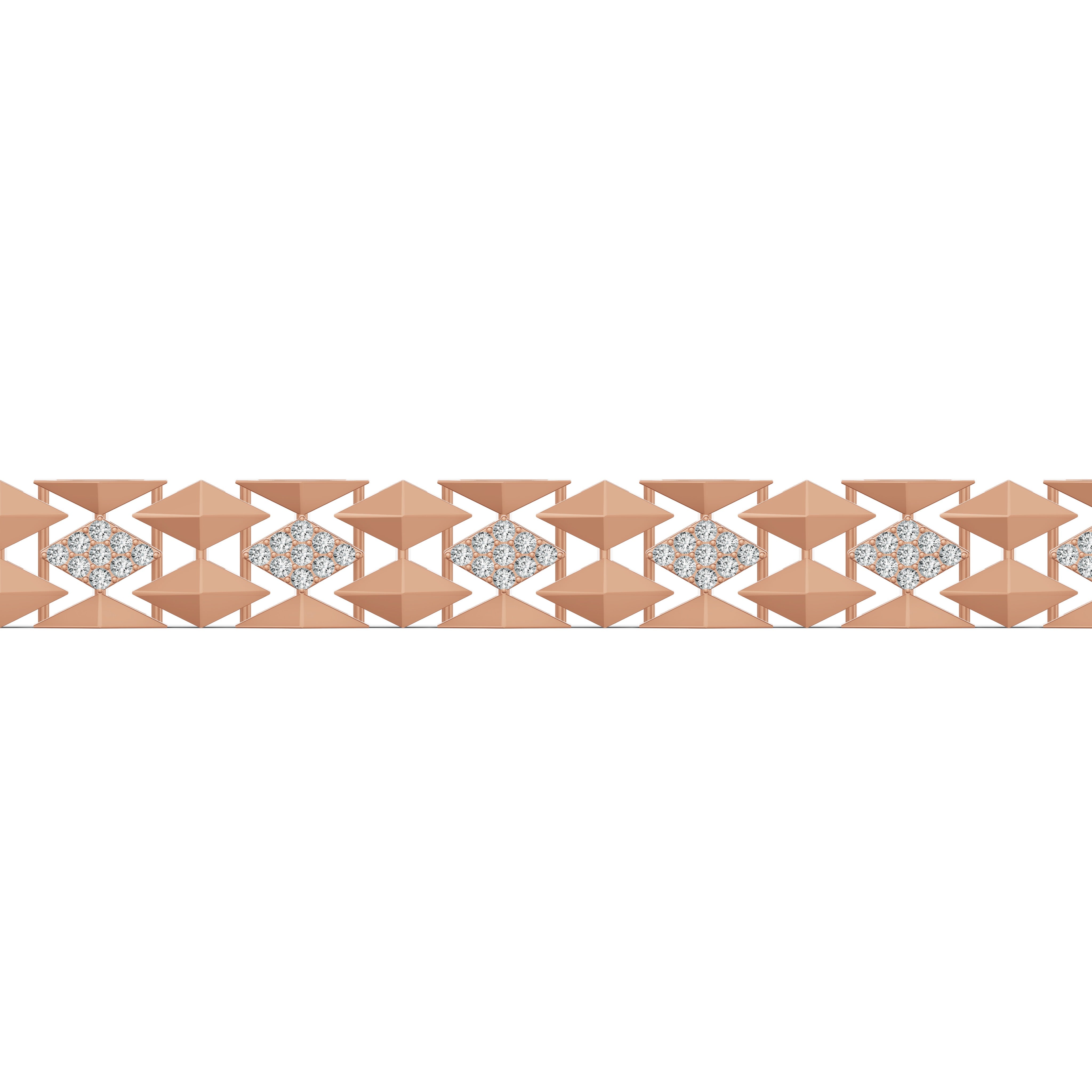 Imperial Lattice Diamond Bracelet