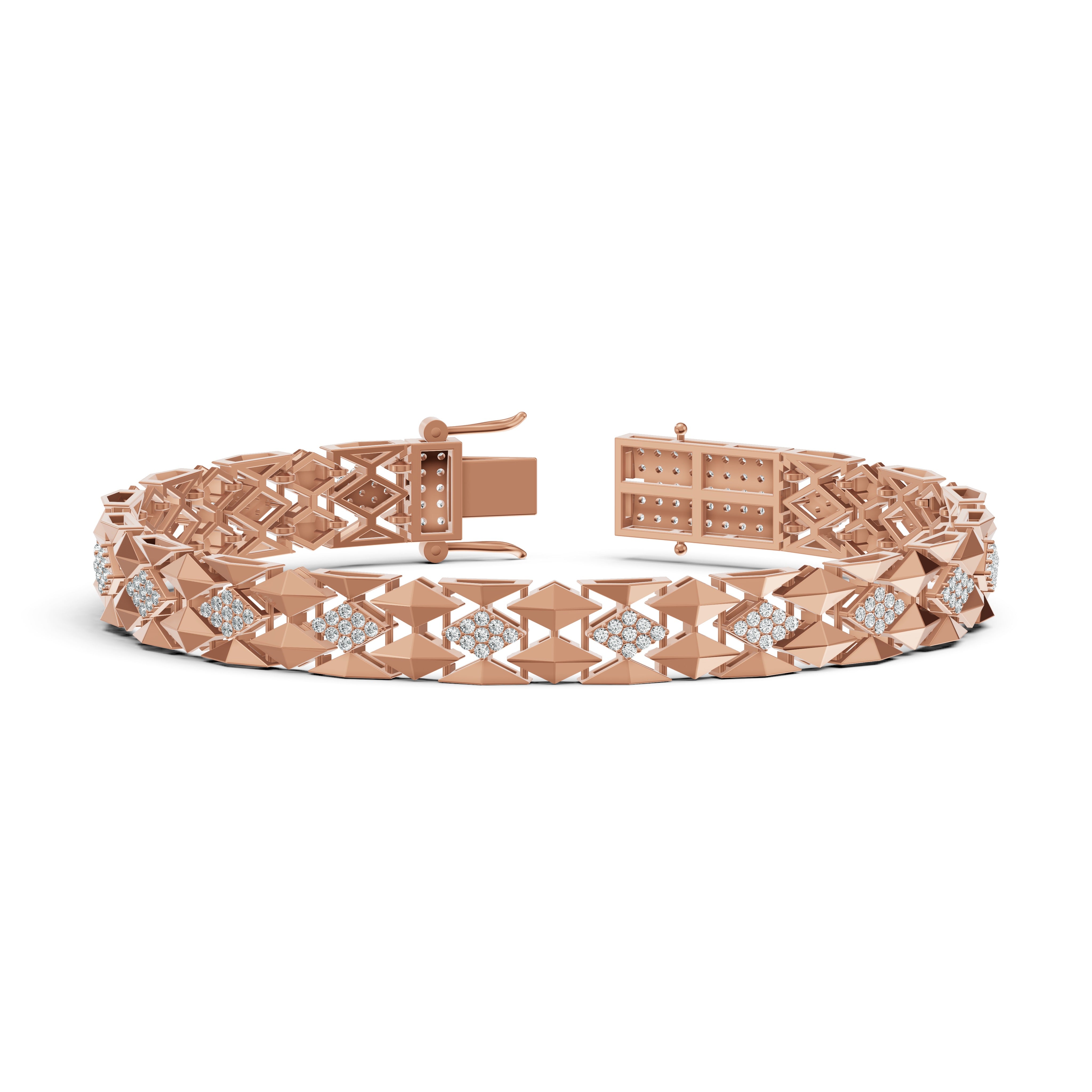 Imperial Lattice Diamond Bracelet