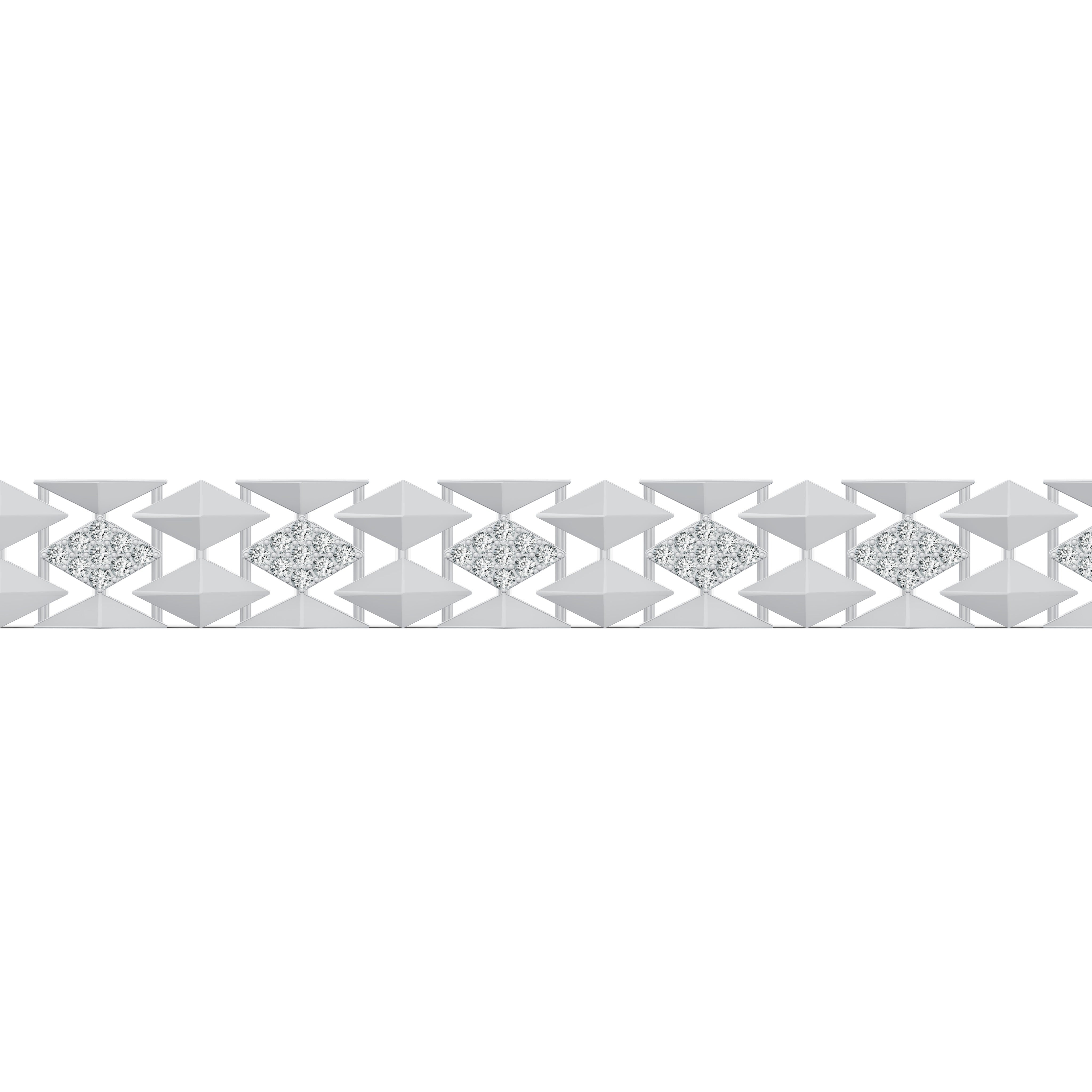 Imperial Lattice Diamond Bracelet