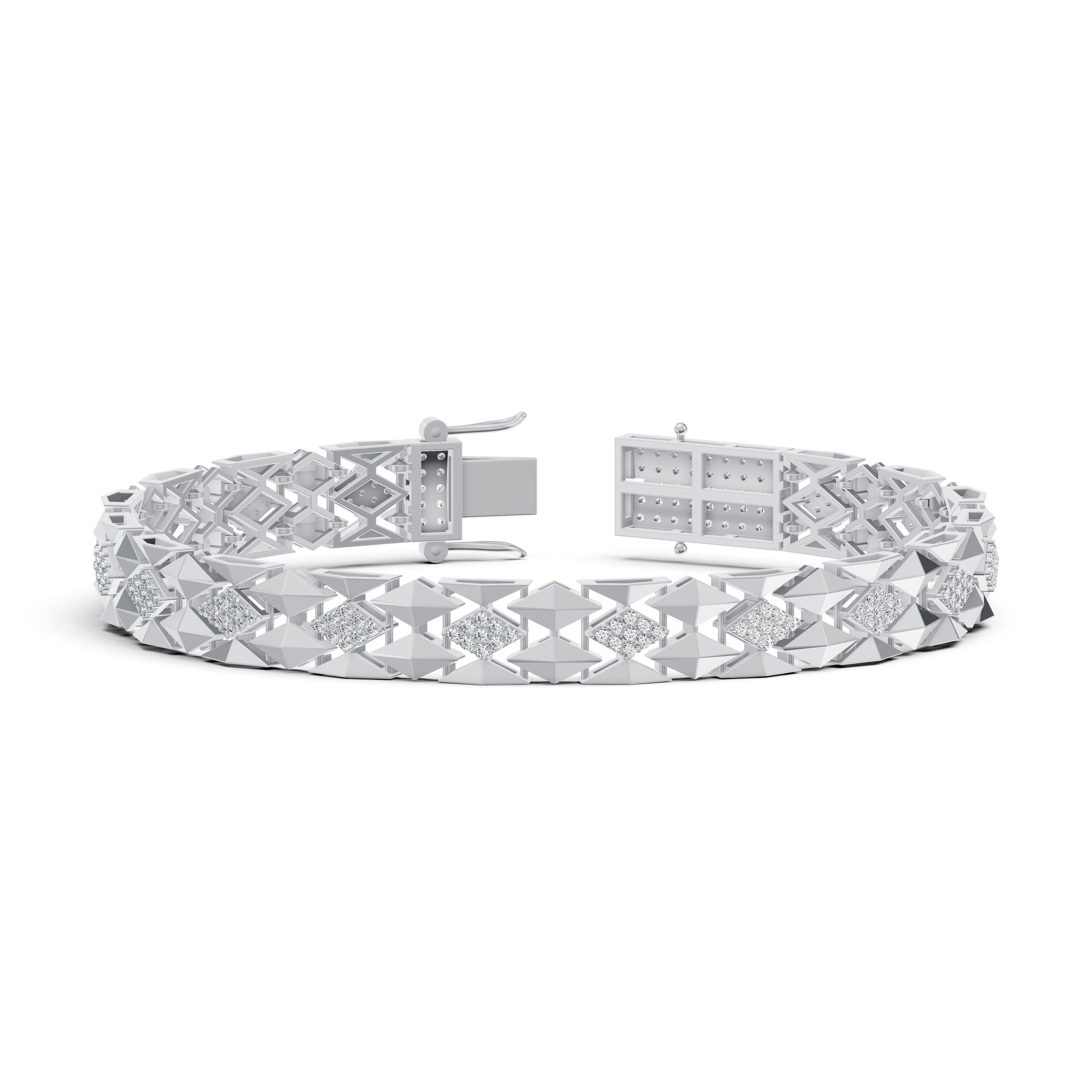 Imperial Lattice Diamond Bracelet