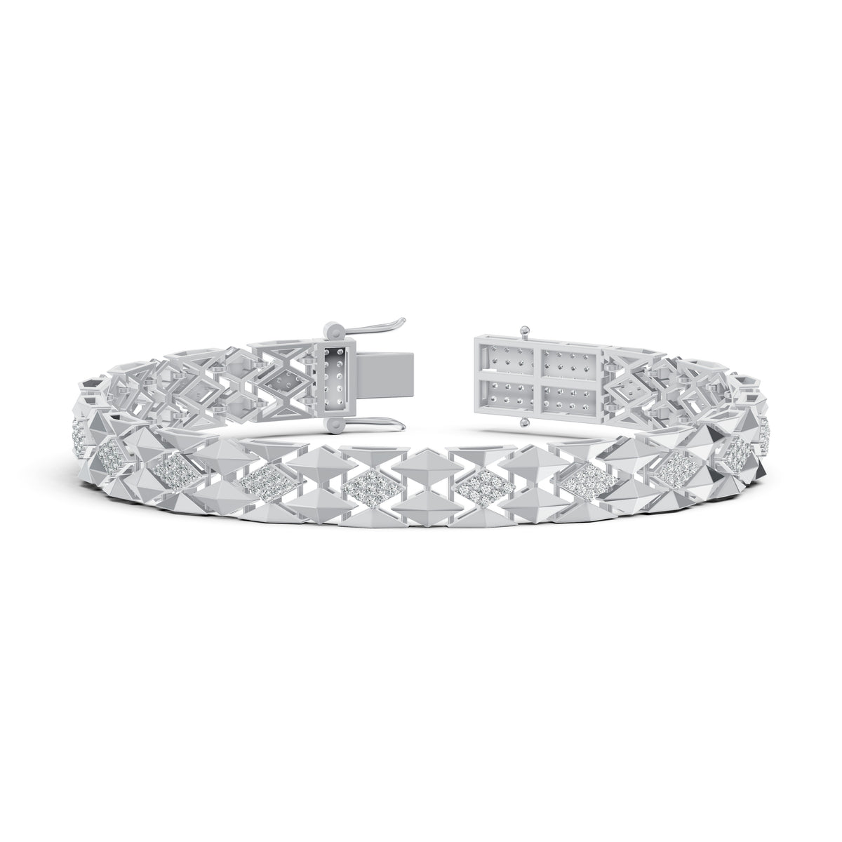Imperial Lattice Diamond Bracelet