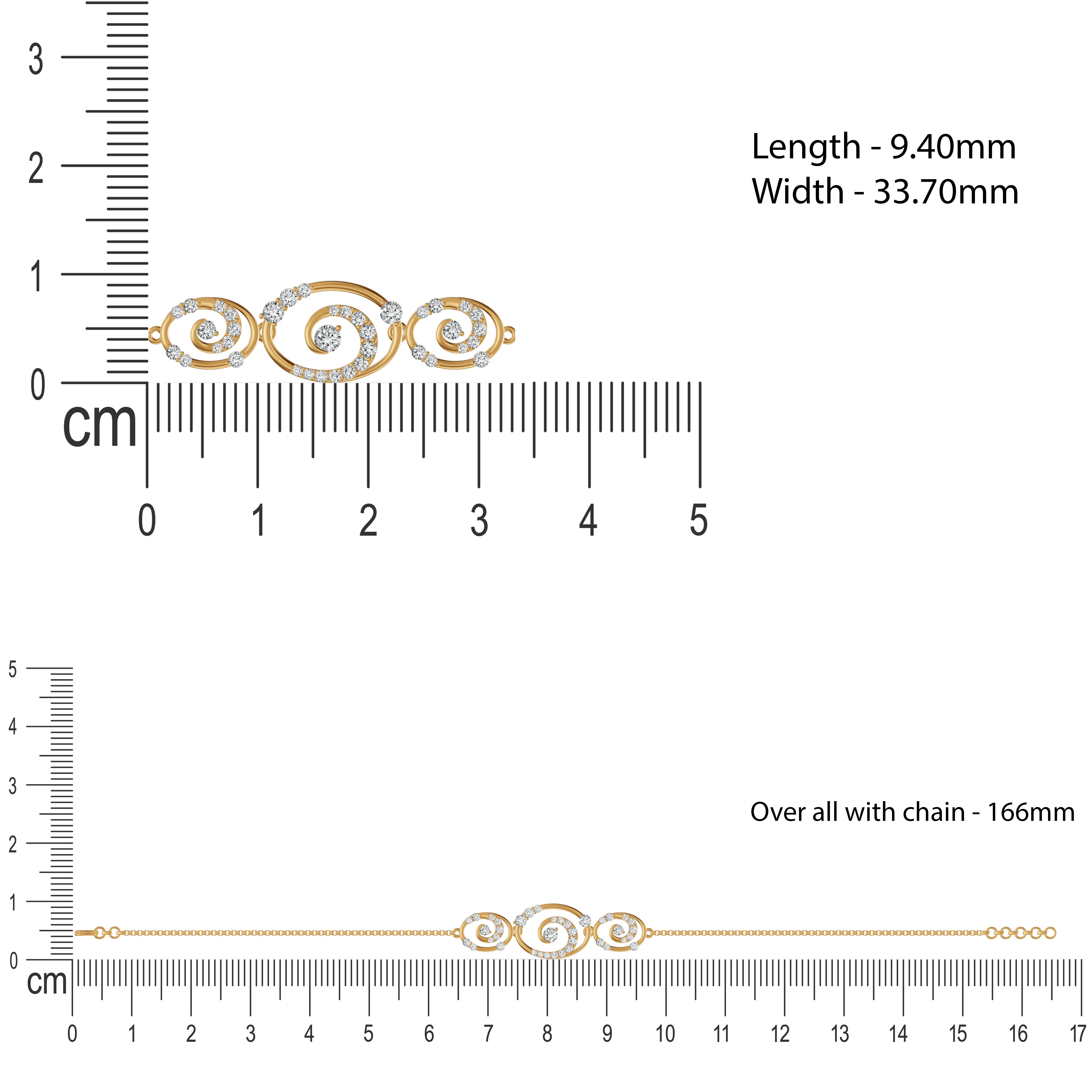 Spiral Reverie Diamond Bracelet