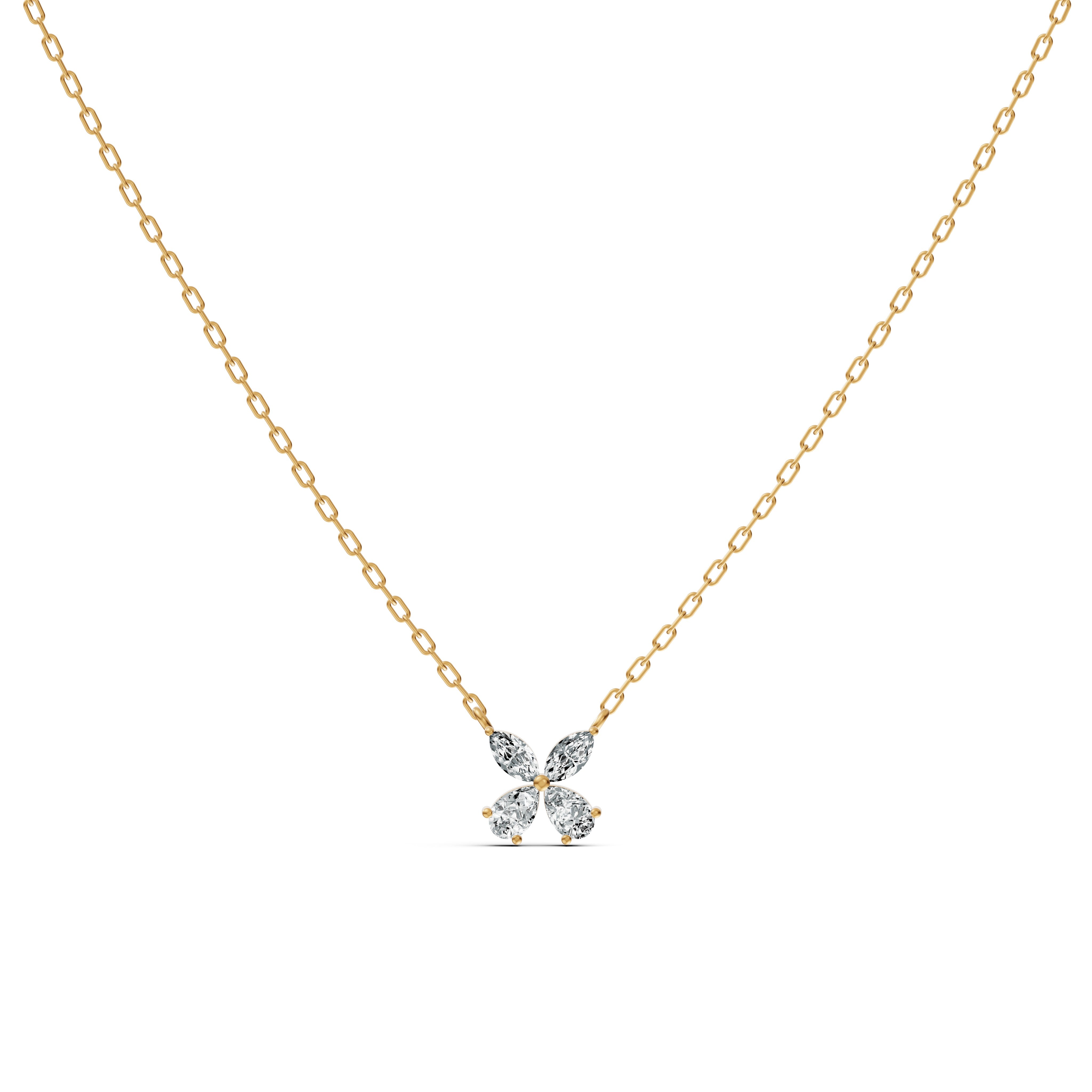 Marquise Petal Diamond Chain