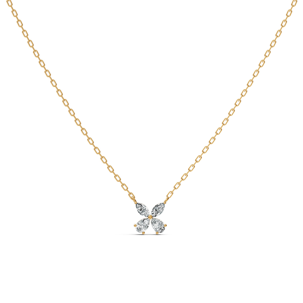 Marquise Petal Diamond Chain