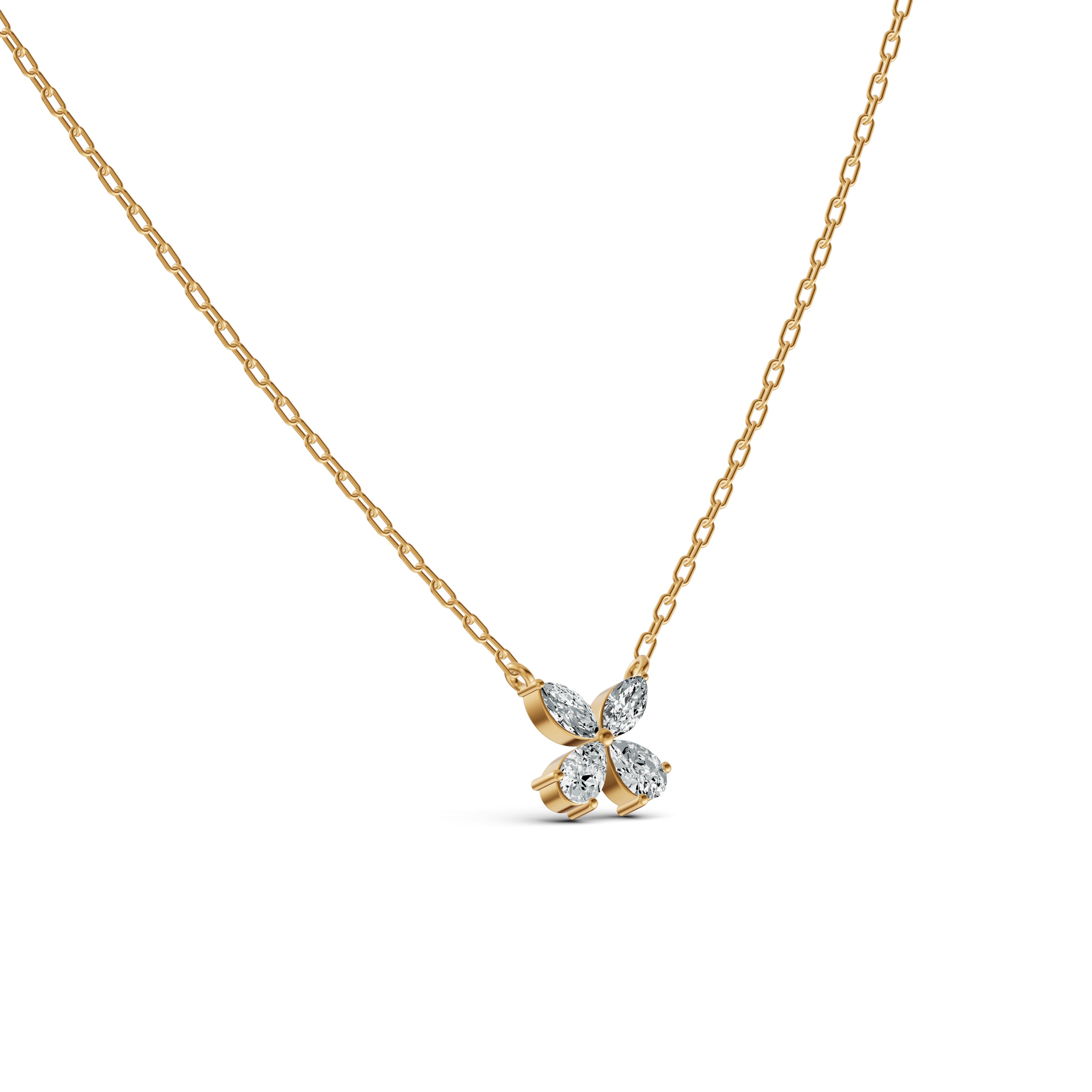Marquise Petal Diamond Chain