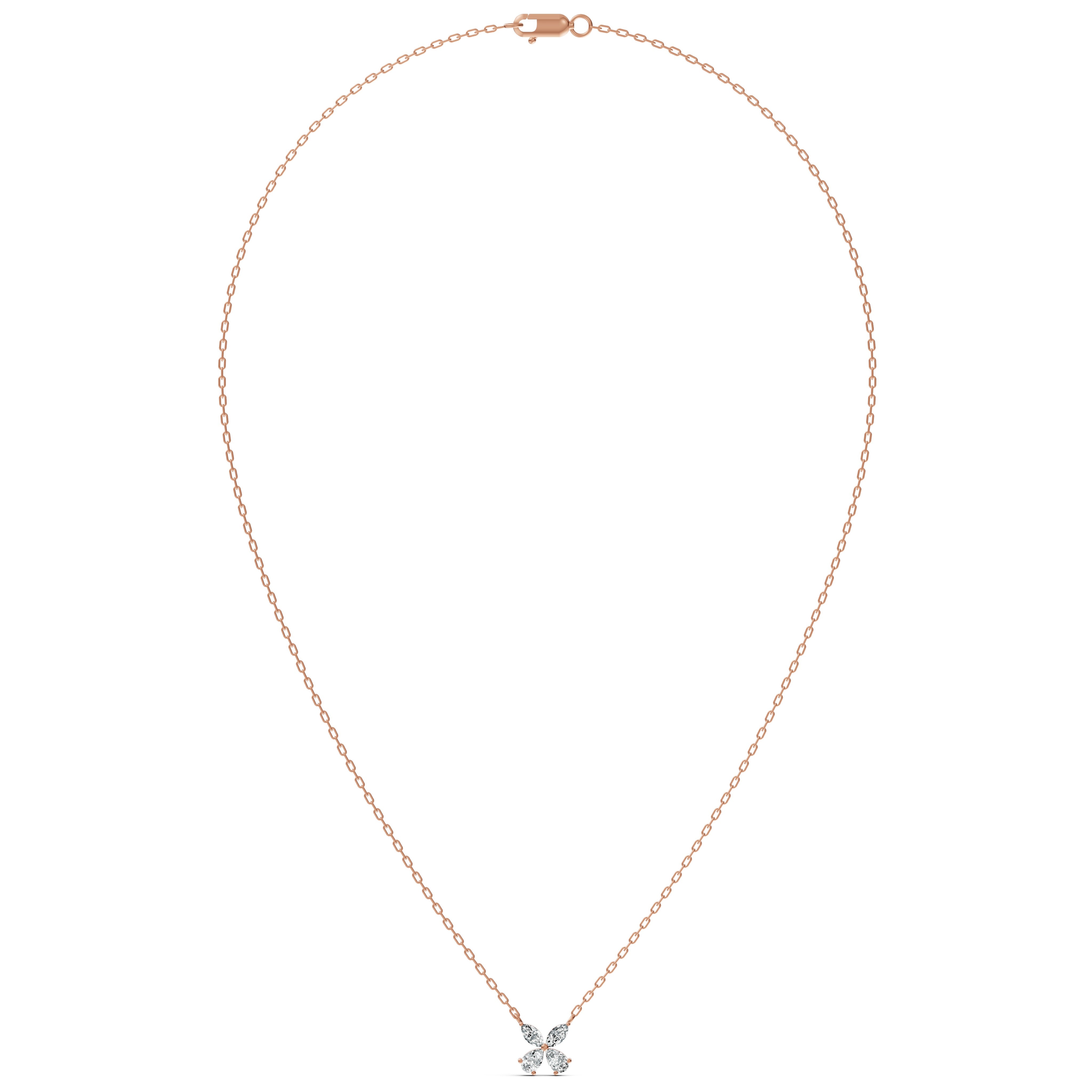 Marquise Petal Diamond Chain