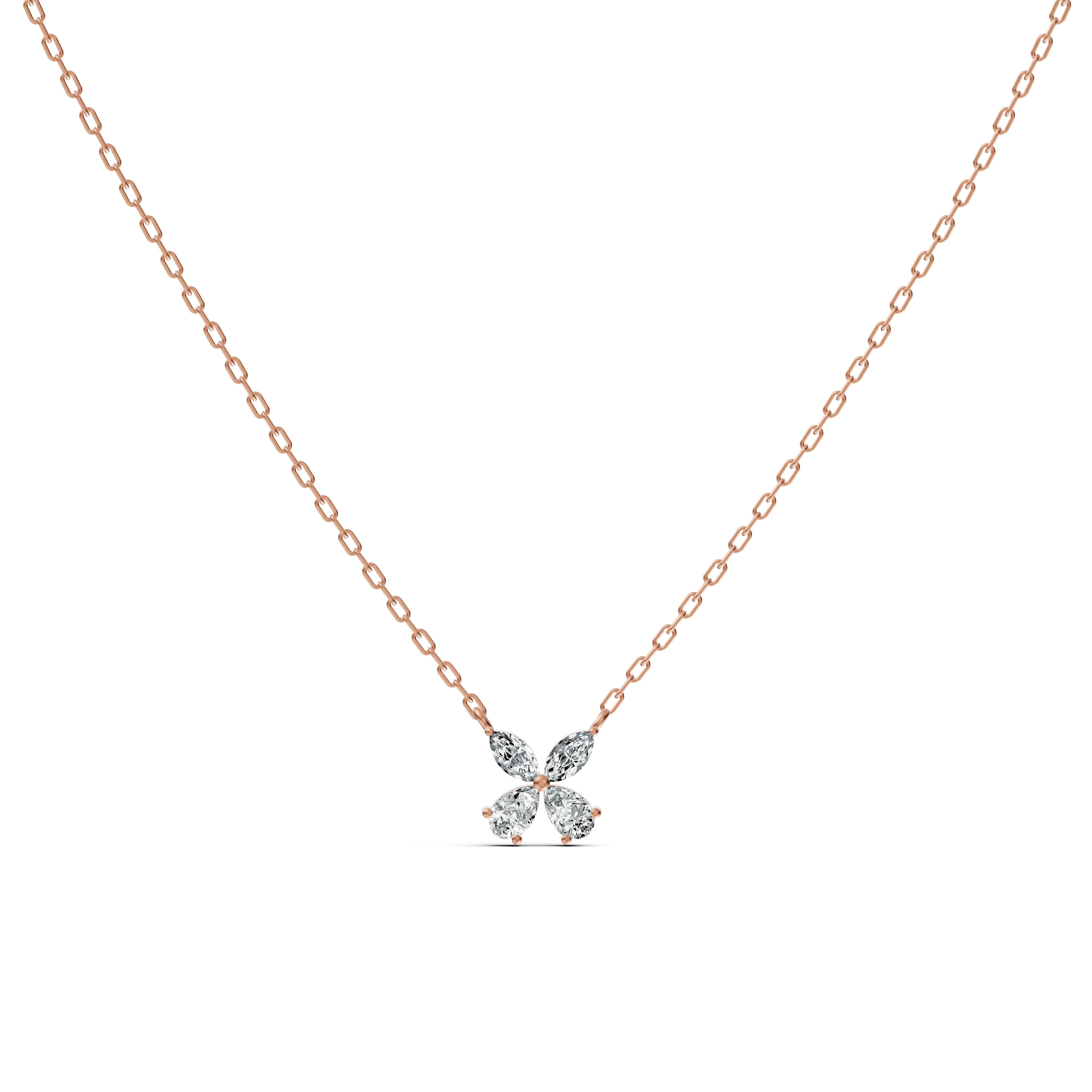 Marquise Petal Diamond Chain