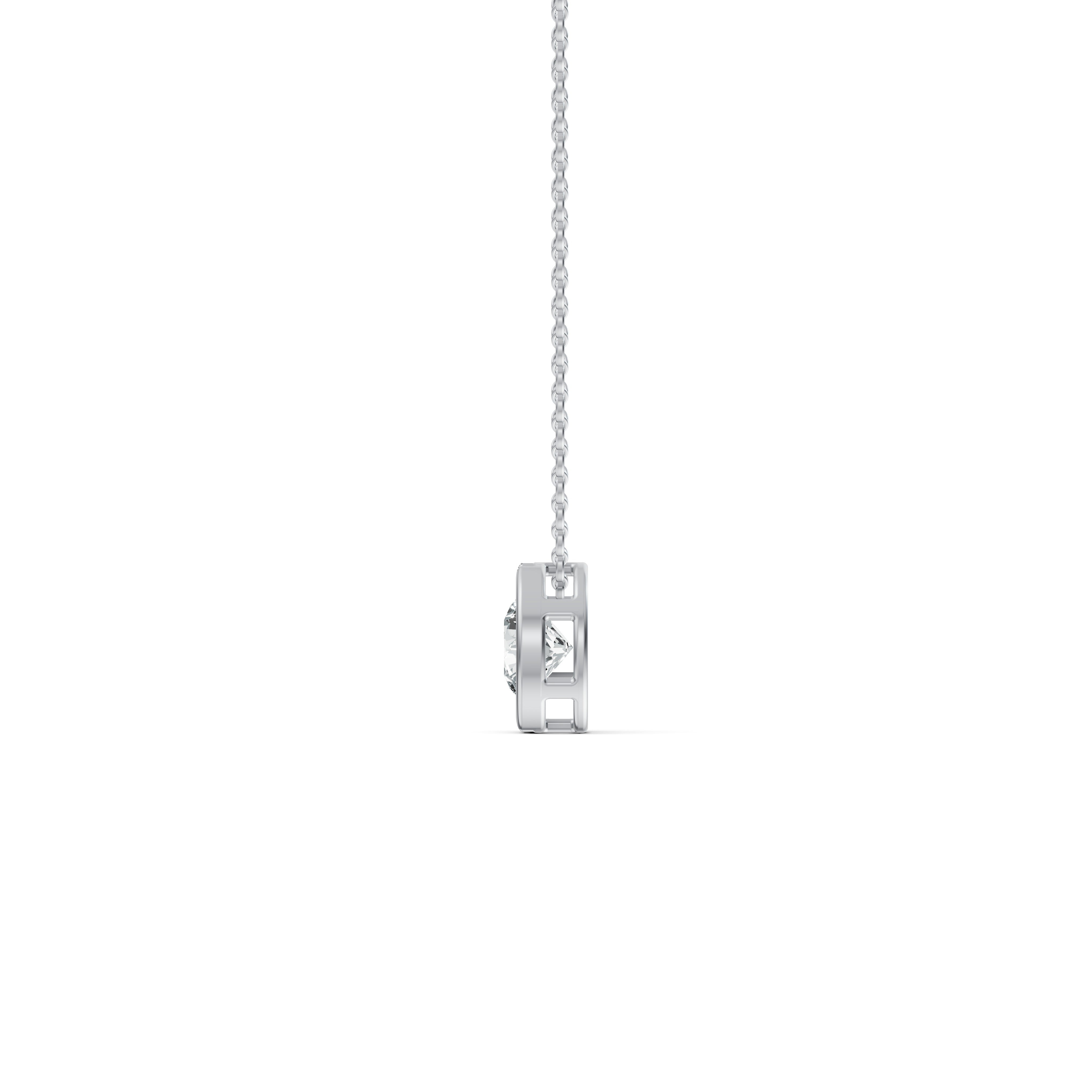 Luna Solitaire Diamond Chain