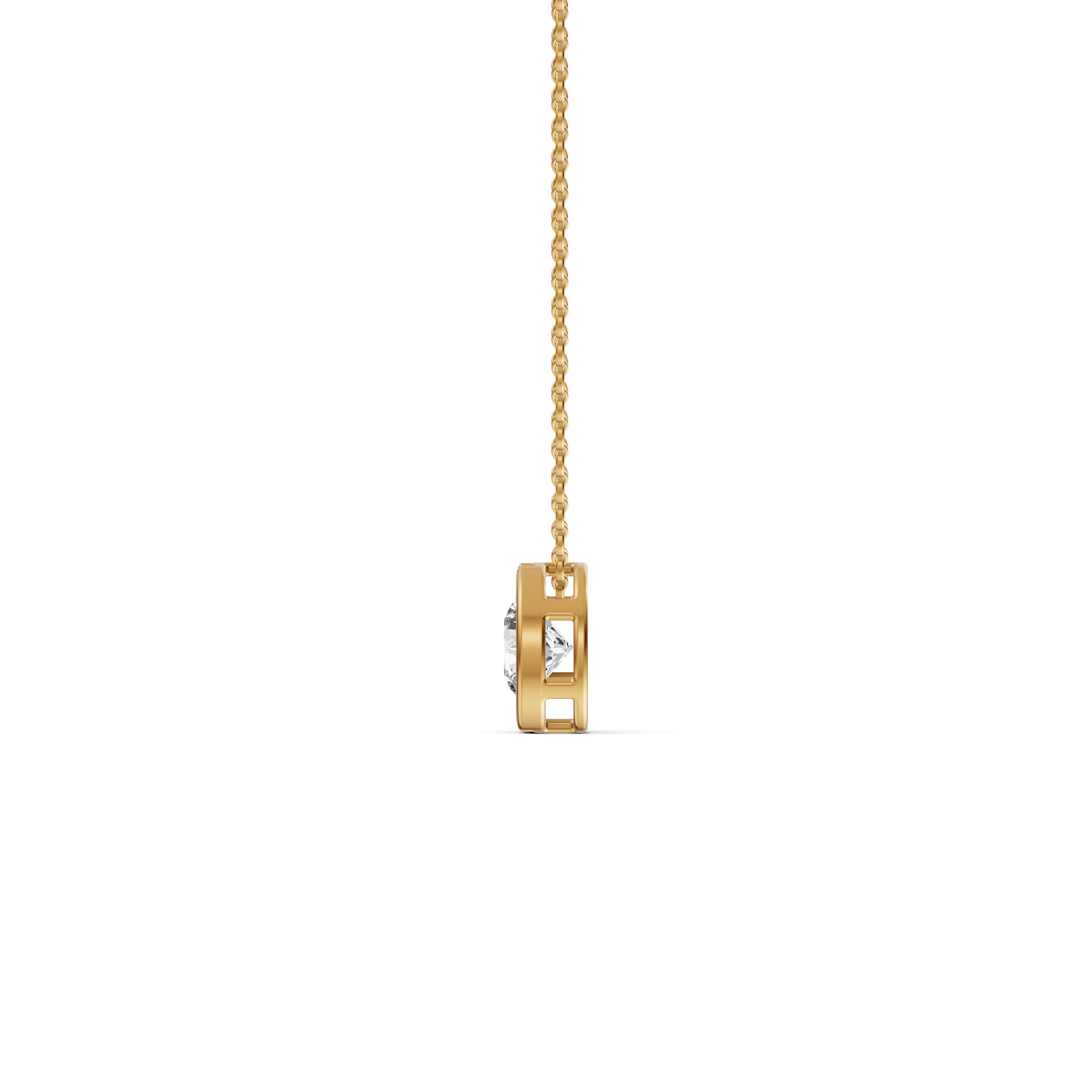 Luna Solitaire Diamond Chain