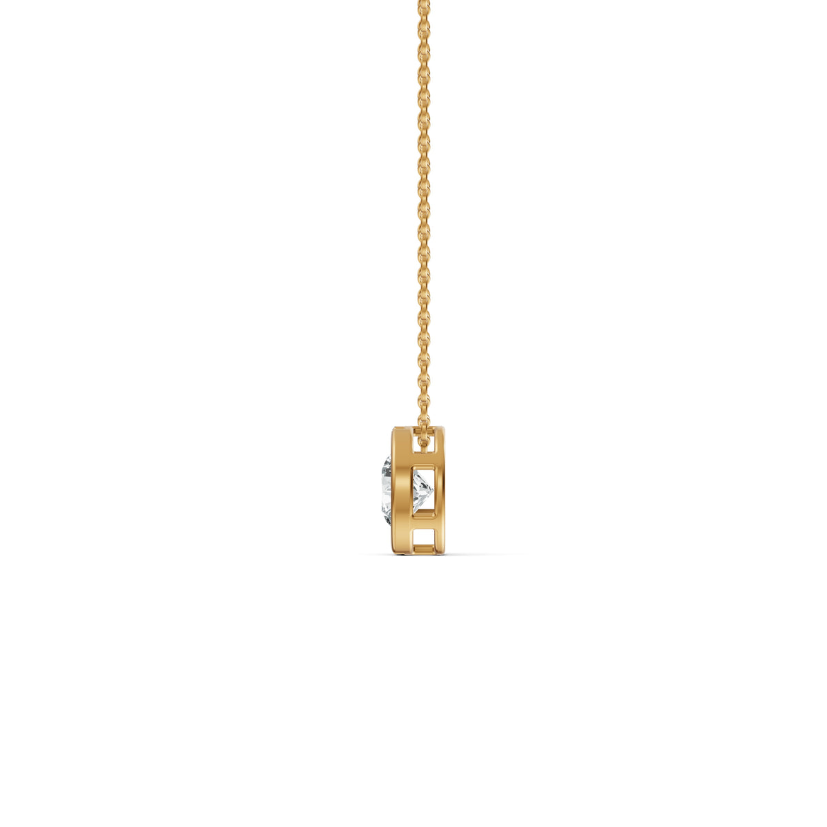 Luna Solitaire Diamond Chain