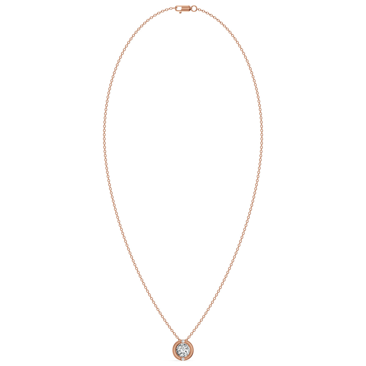 Luna Solitaire Diamond Chain