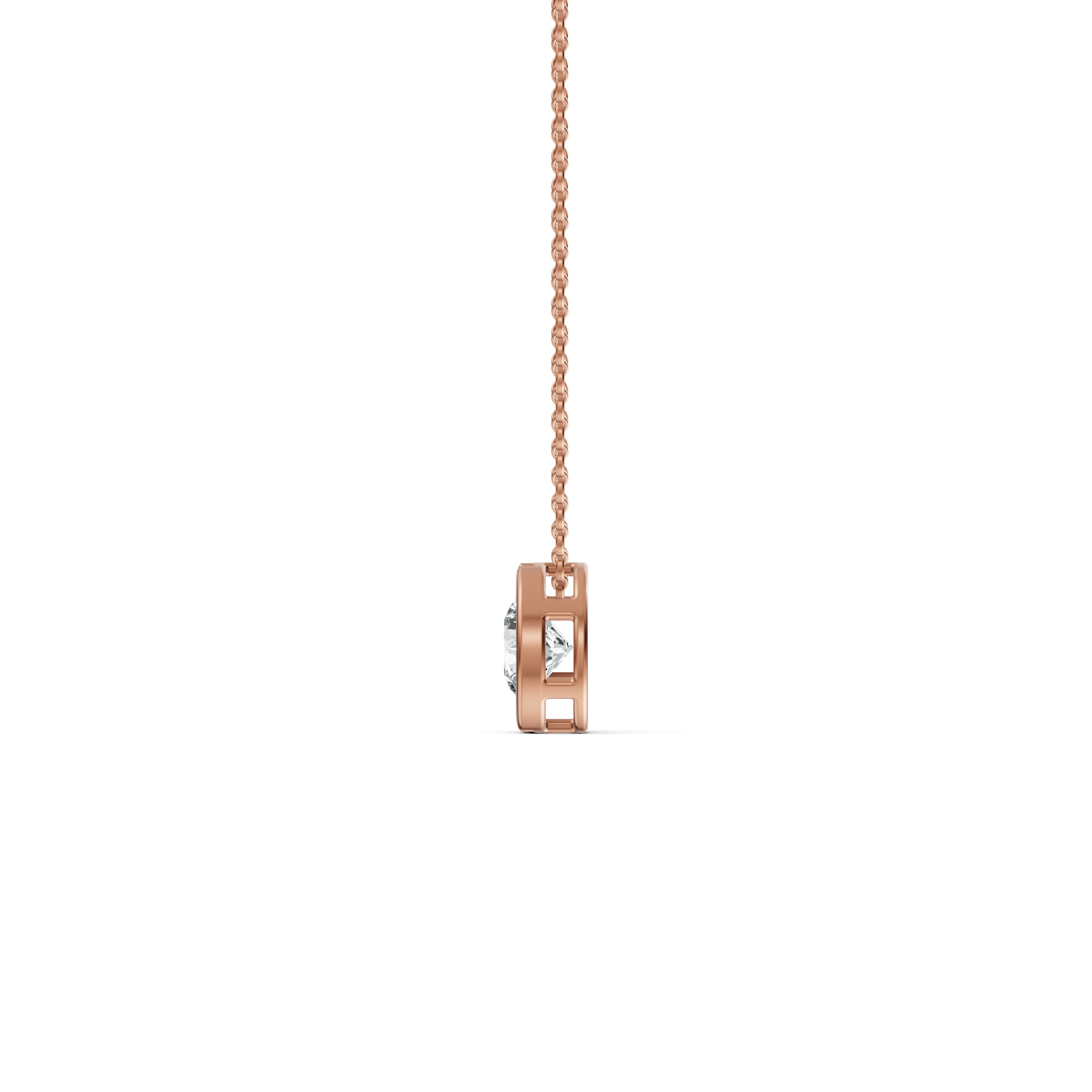 Luna Solitaire Diamond Chain