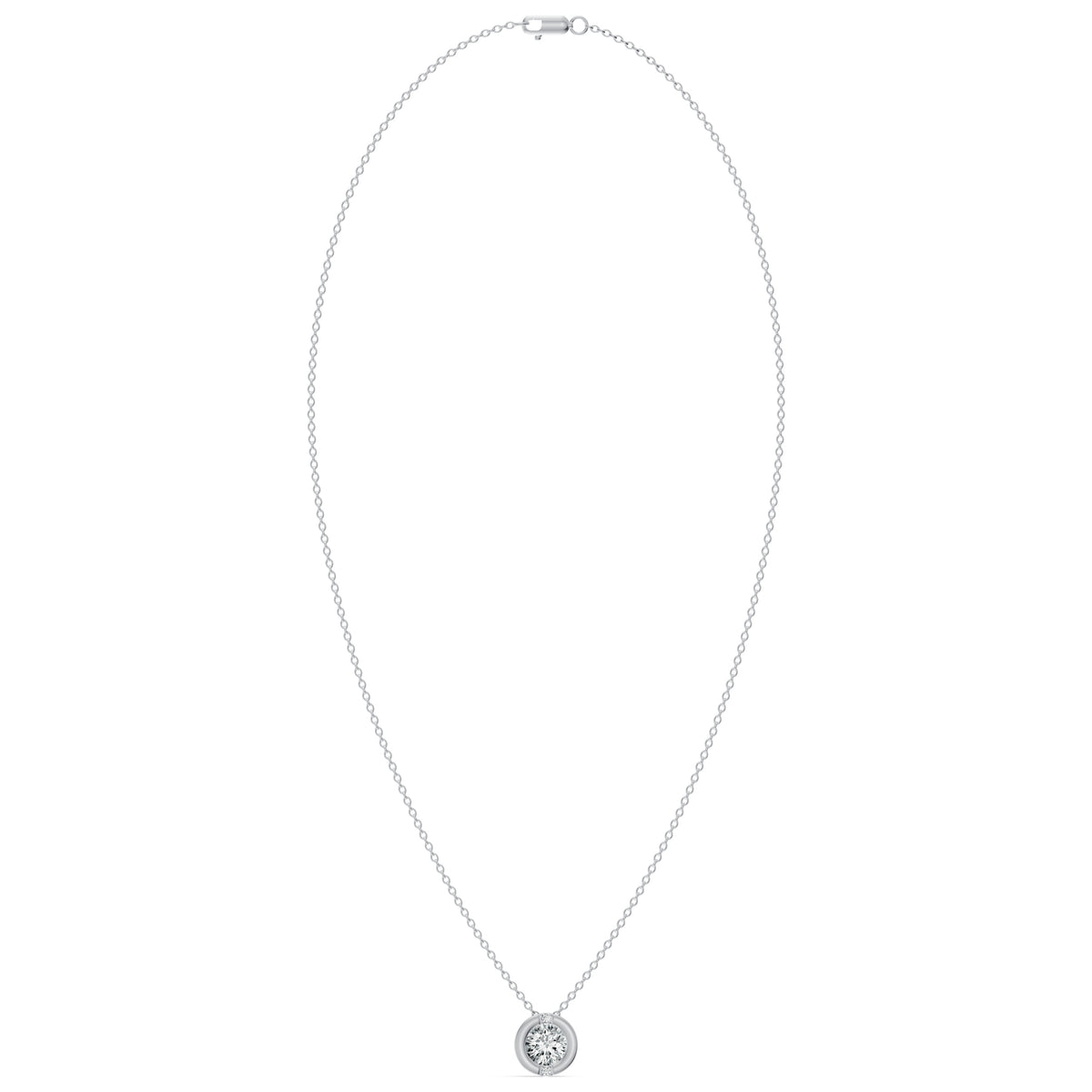 Luna Solitaire Diamond Chain