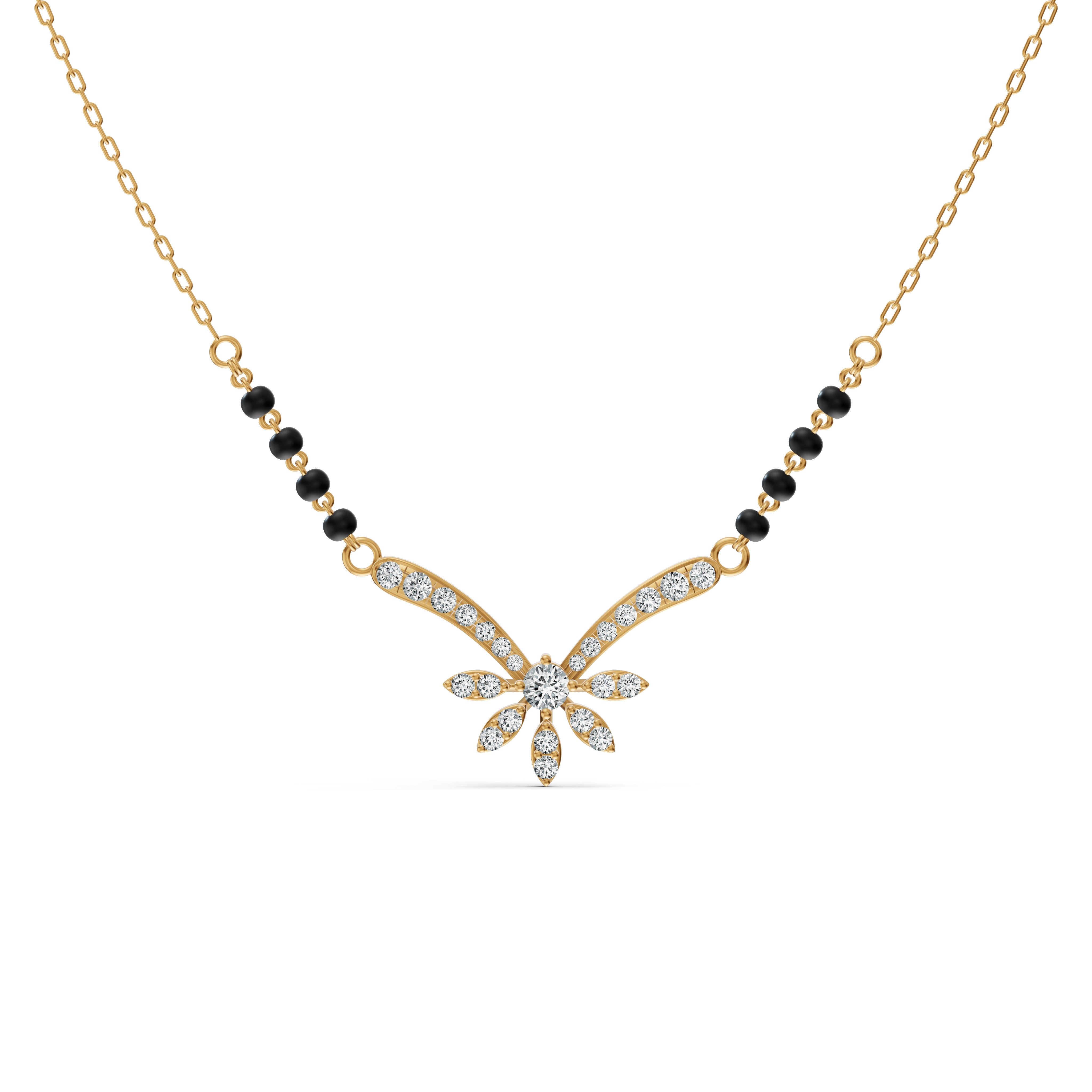 Eternal Bloom Diamond Mangalsutra
