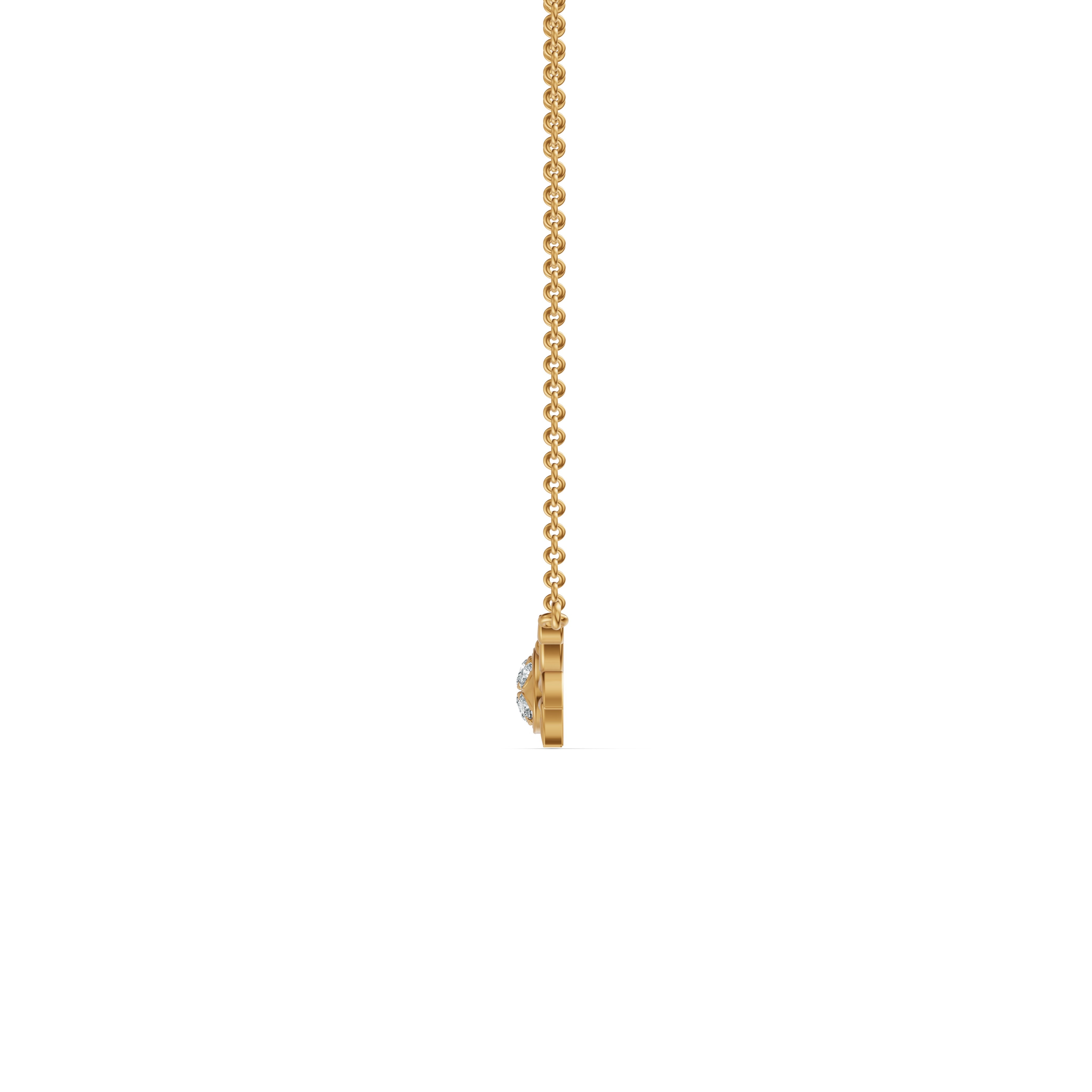 Crab Charm Diamond Chain