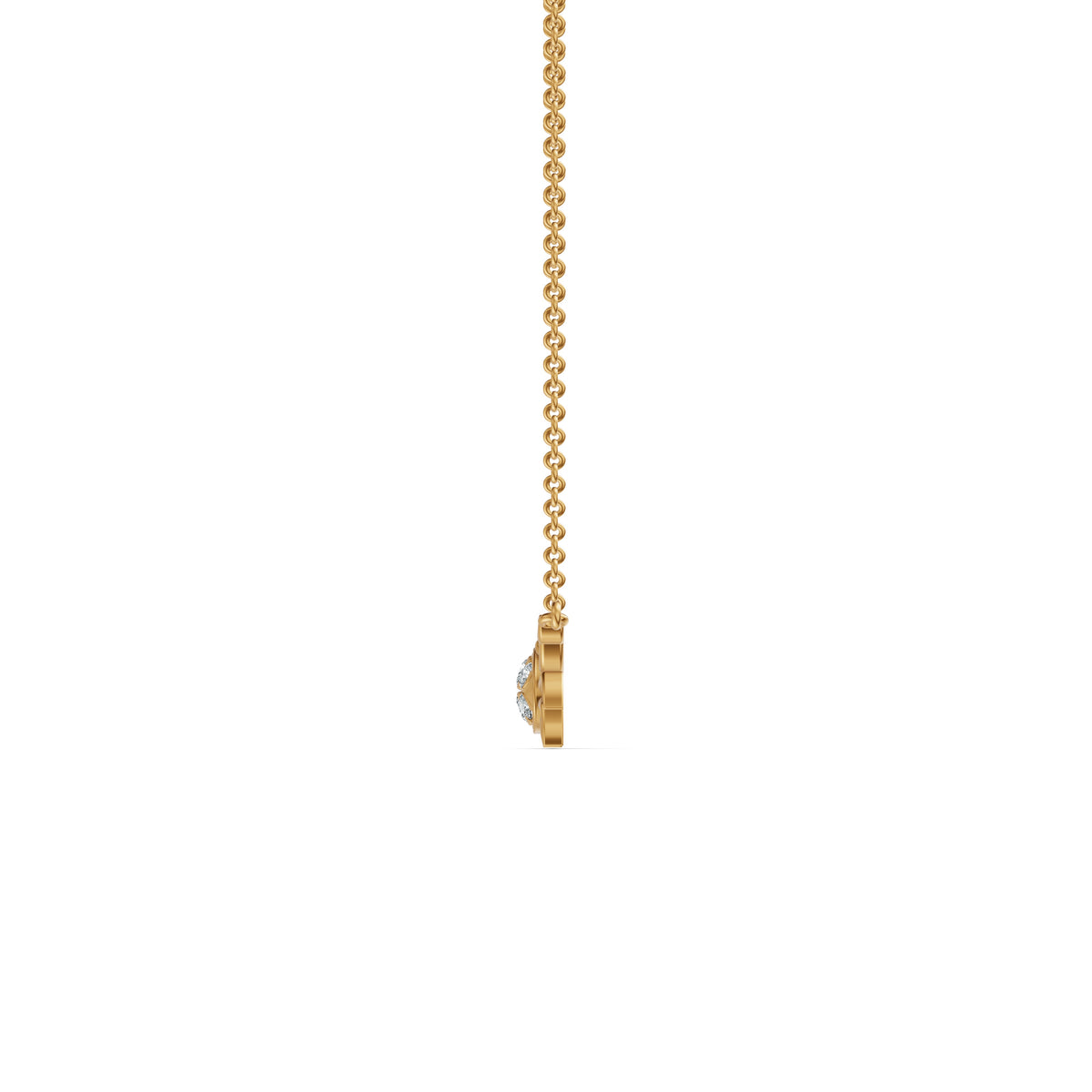 Crab Charm Diamond Chain
