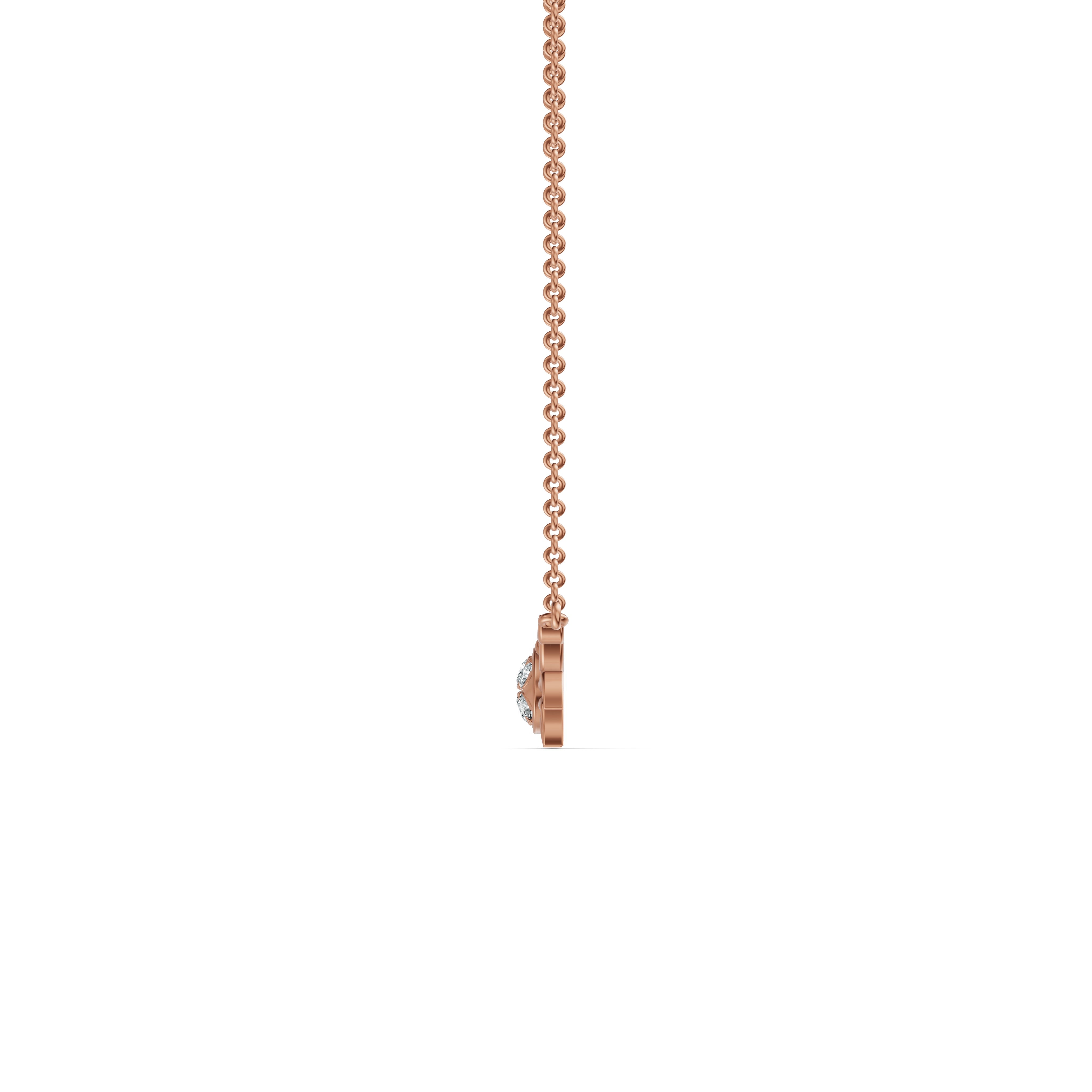 Crab Charm Diamond Chain