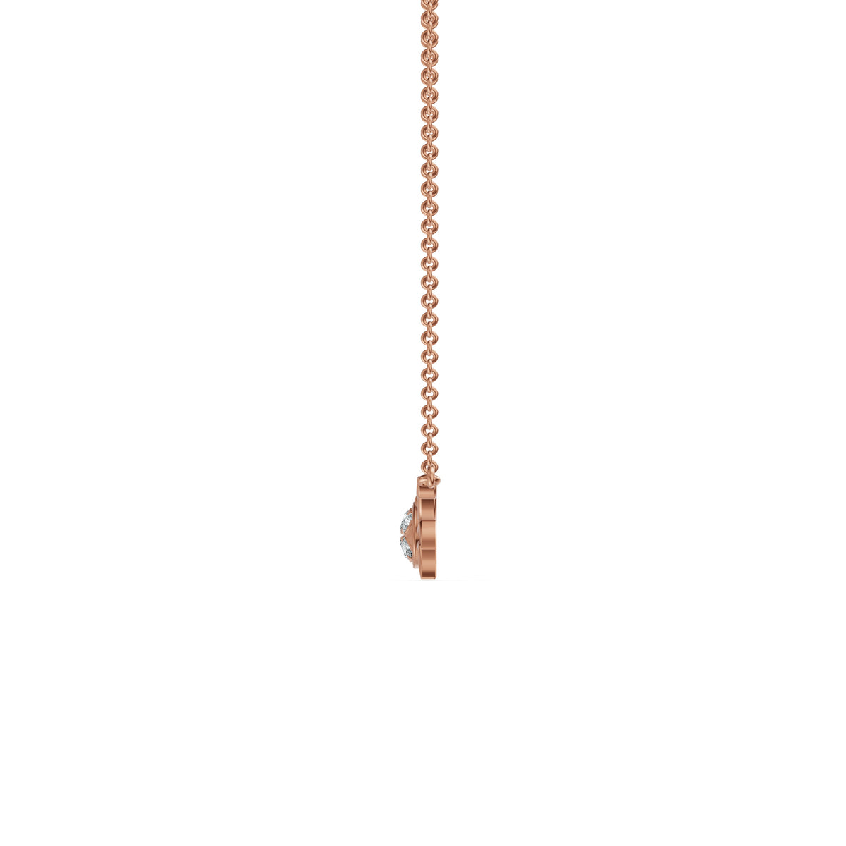 Crab Charm Diamond Chain