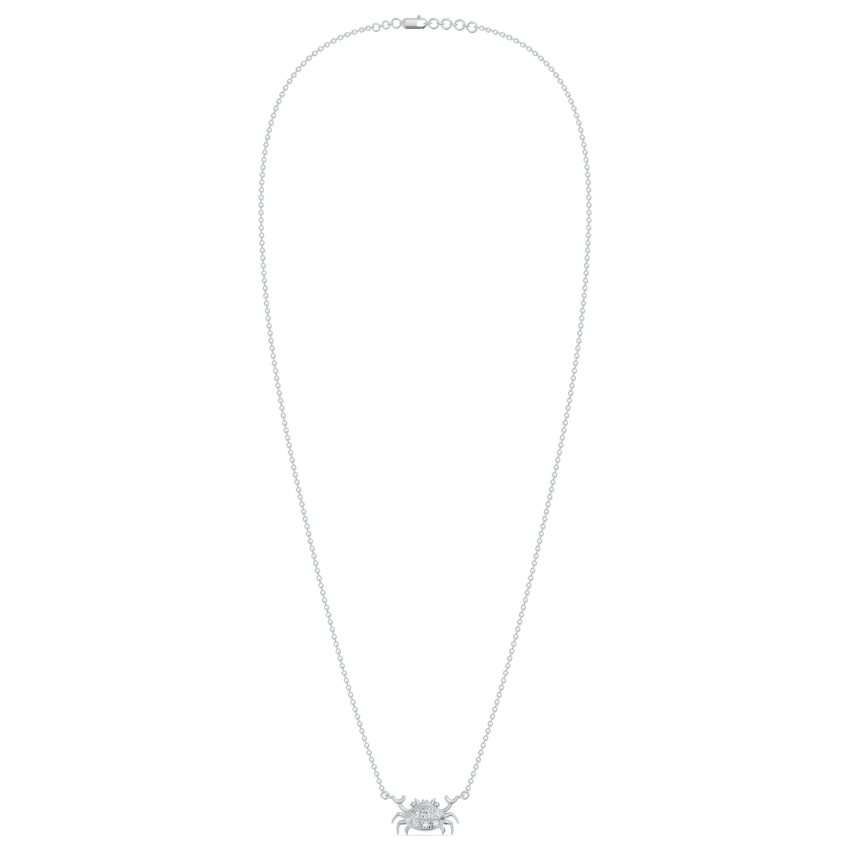 Crab Charm Diamond Chain