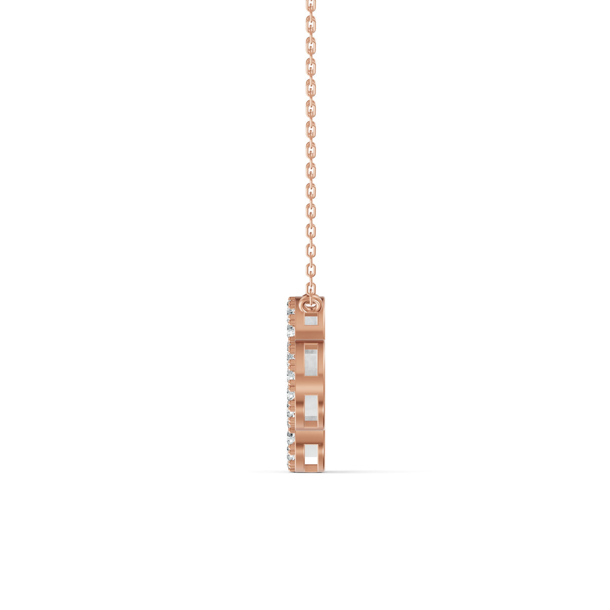 Mother of Pearl Clover Diamond Chain