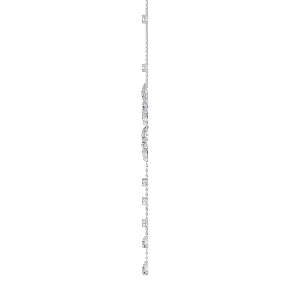 Diamond Vine Lariat Chain