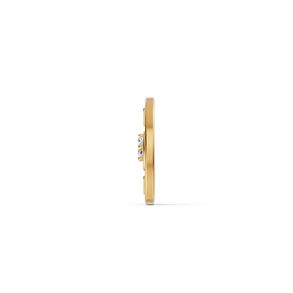 2 Gram Diamond Gold Coin