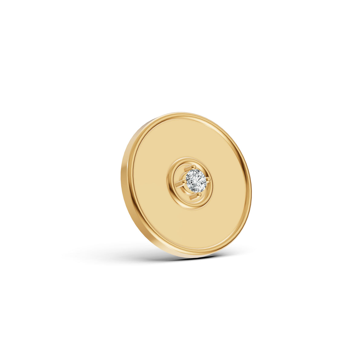 0.5 Gram Diamond Gold Coin