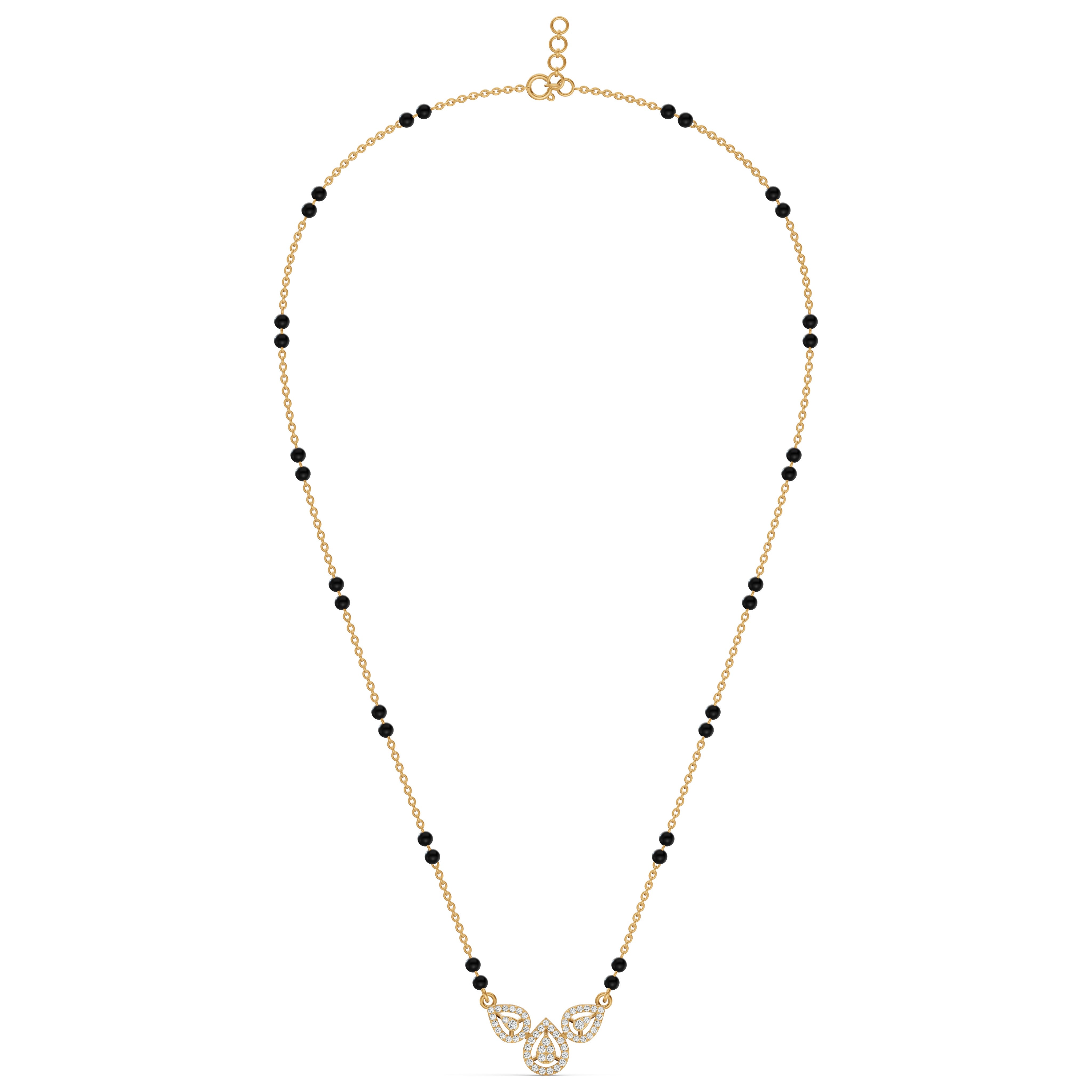 Twin Loop Diamond Mangalsutra