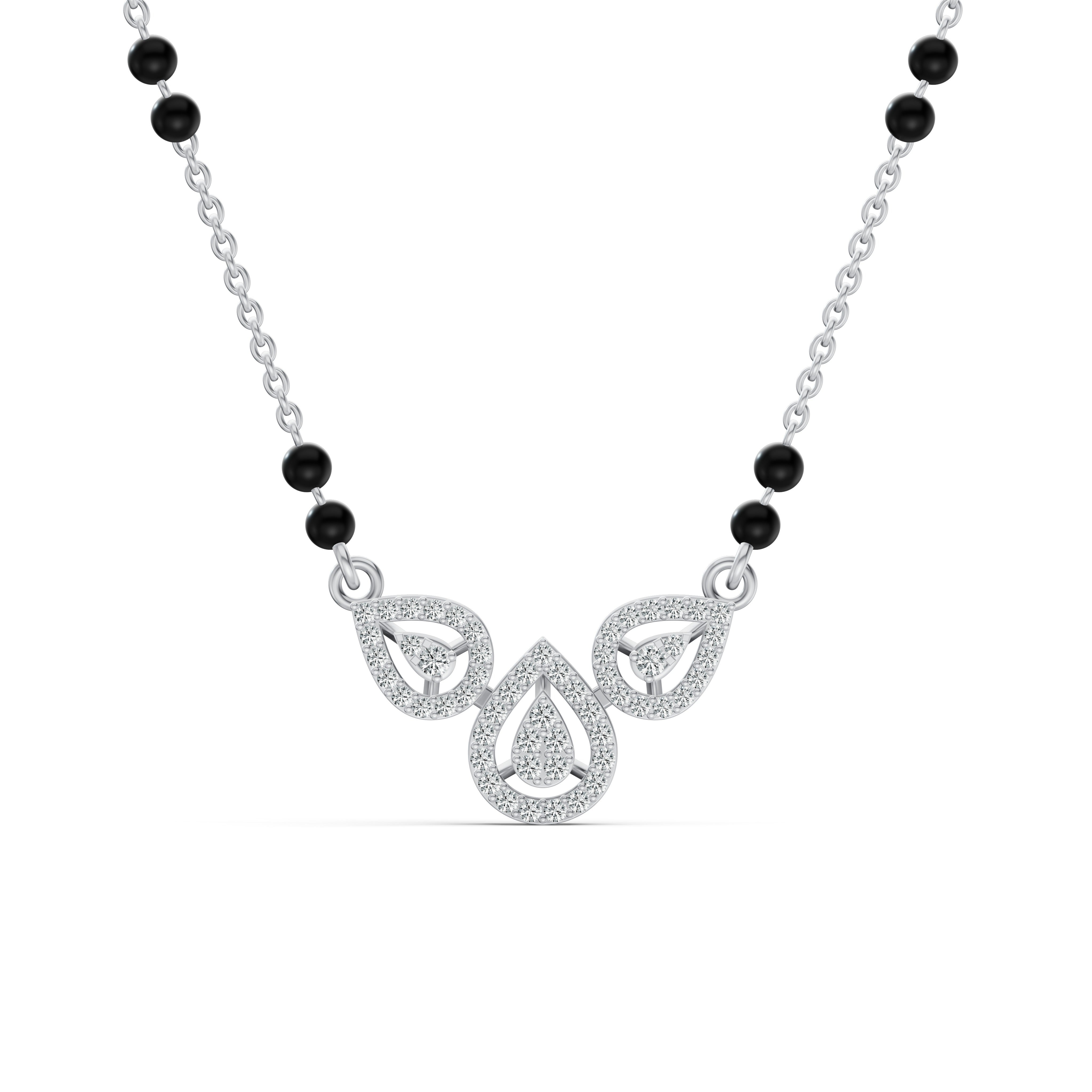 Twin Loop Diamond Mangalsutra