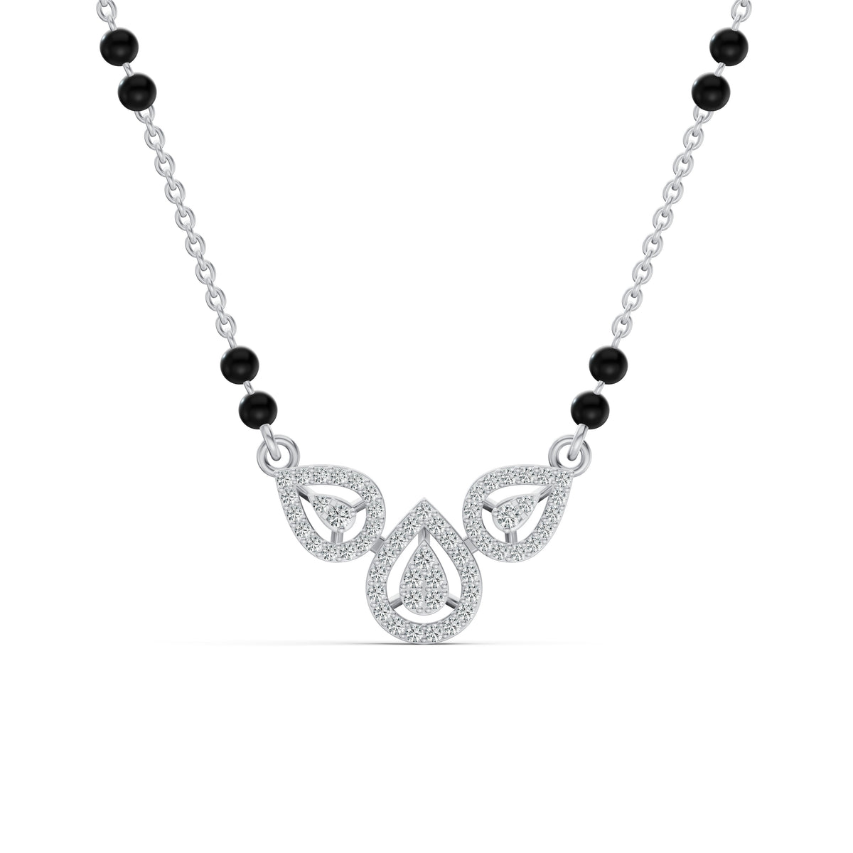 Twin Loop Diamond Mangalsutra