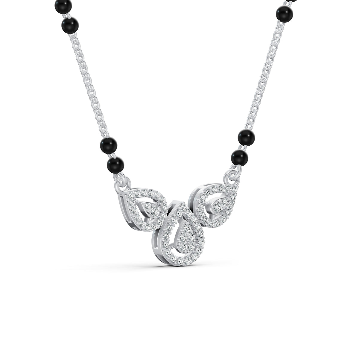 Twin Loop Diamond Mangalsutra