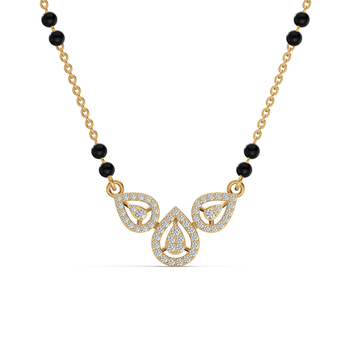 Twin Loop Diamond Mangalsutra