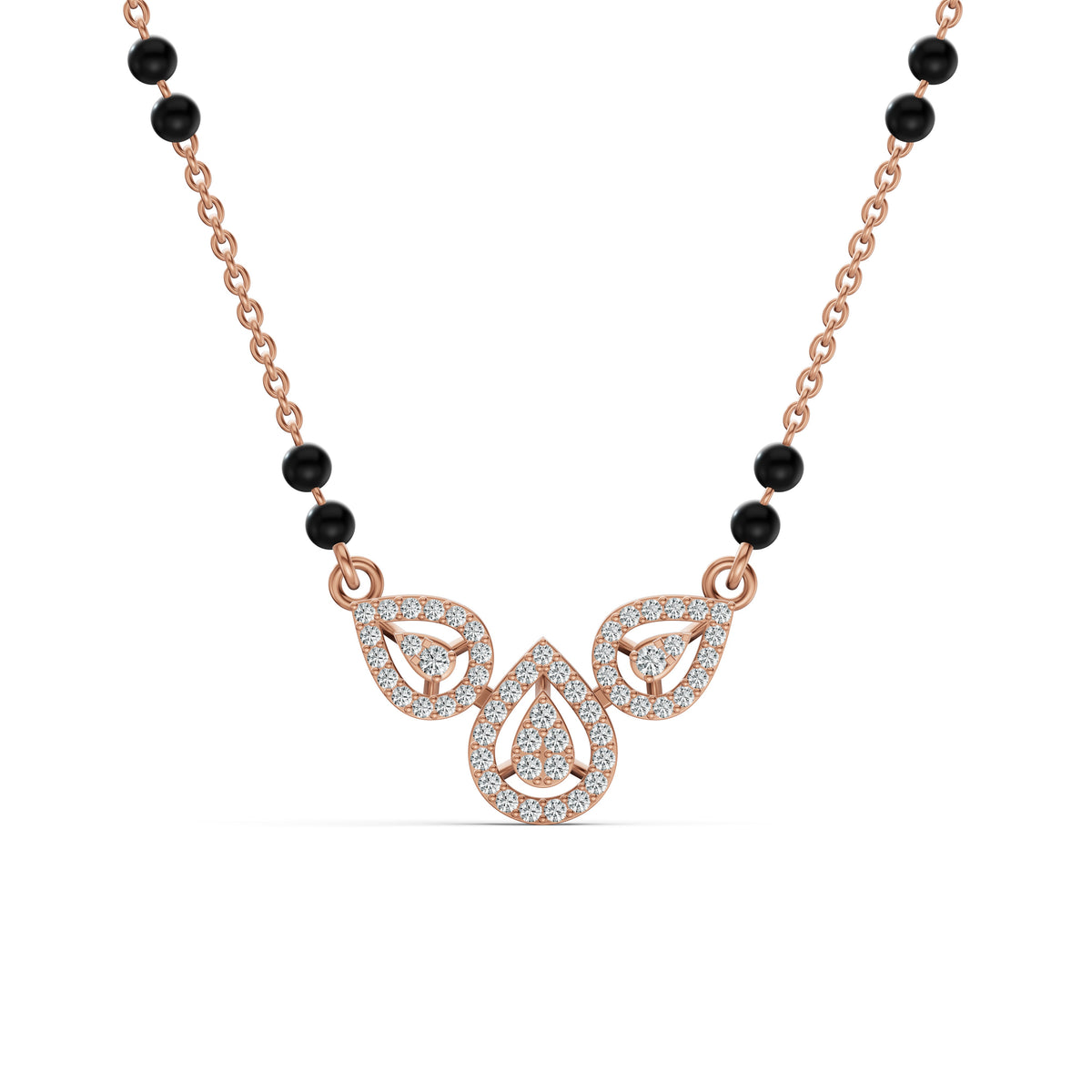 Twin Loop Diamond Mangalsutra