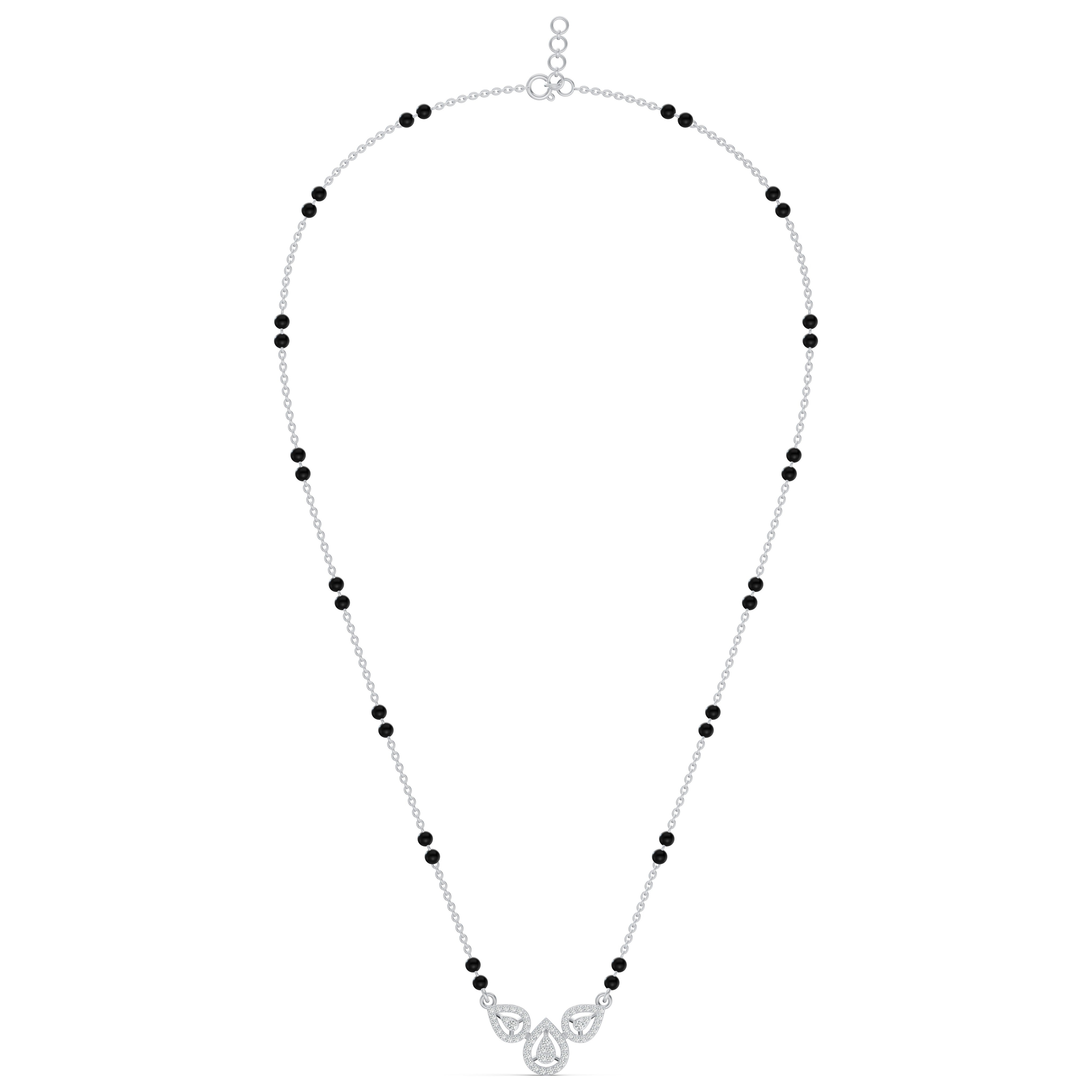 Twin Loop Diamond Mangalsutra