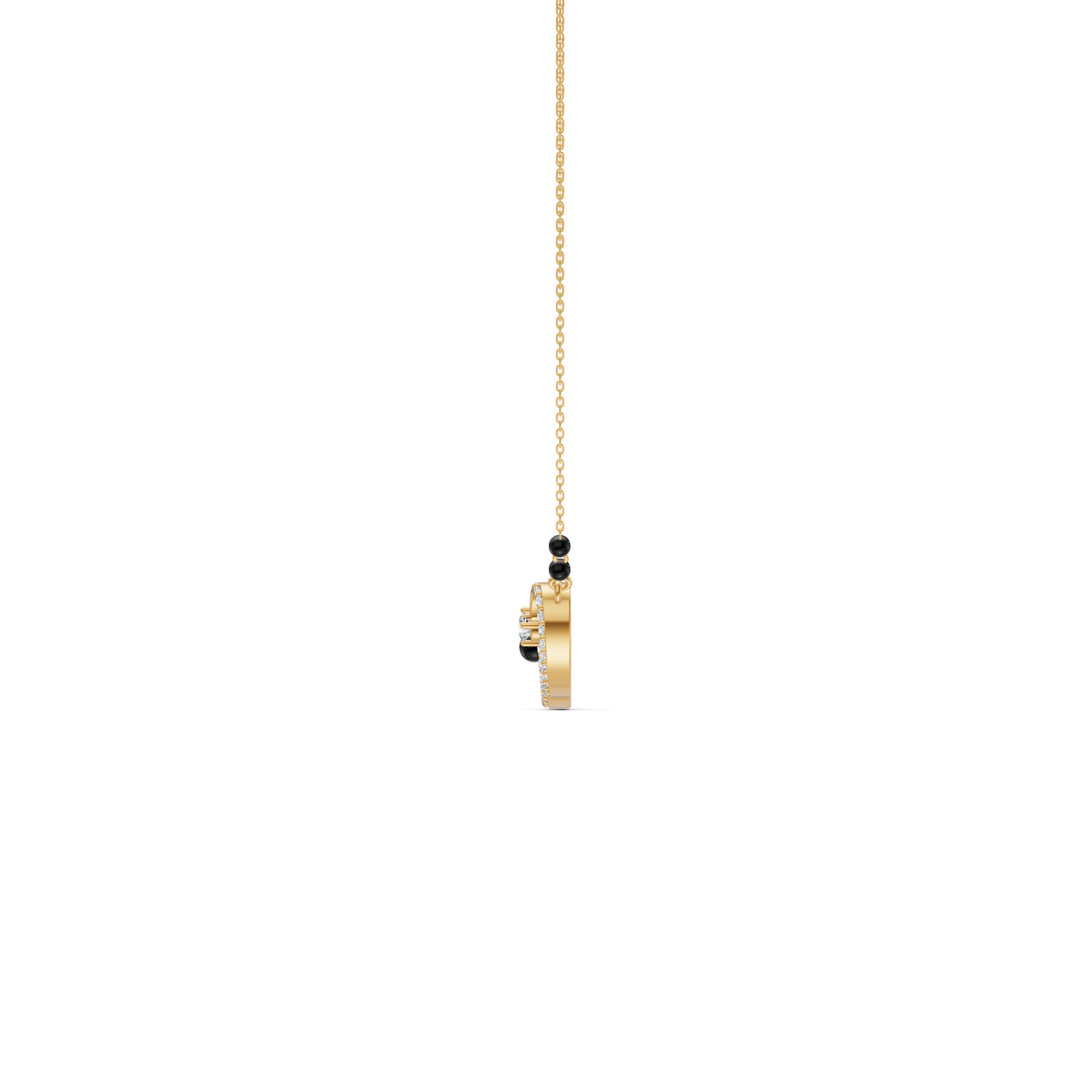 Spiral Loop Diamond Mangalsutra
