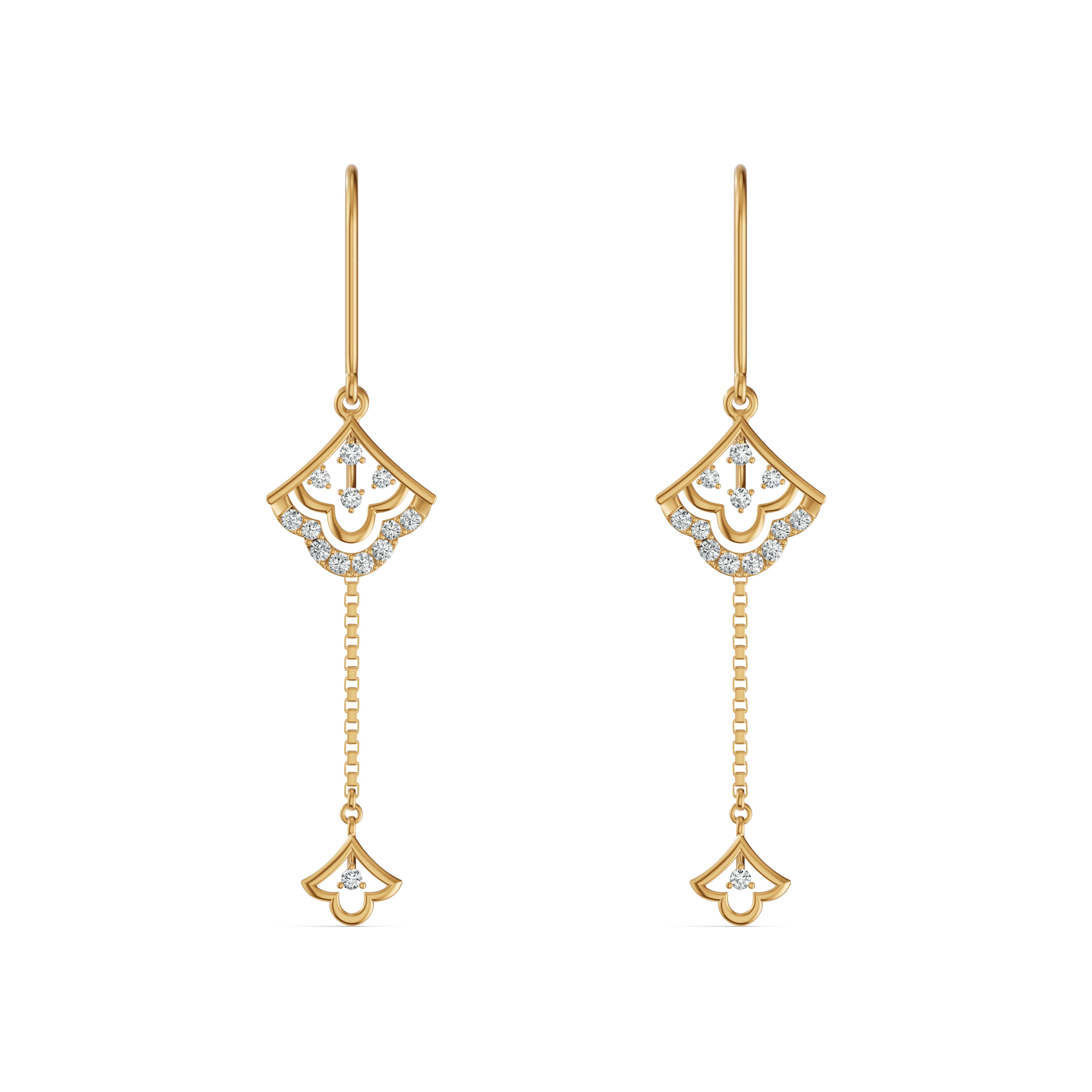 Aurielle Diamond Sui Dhaga Earrings