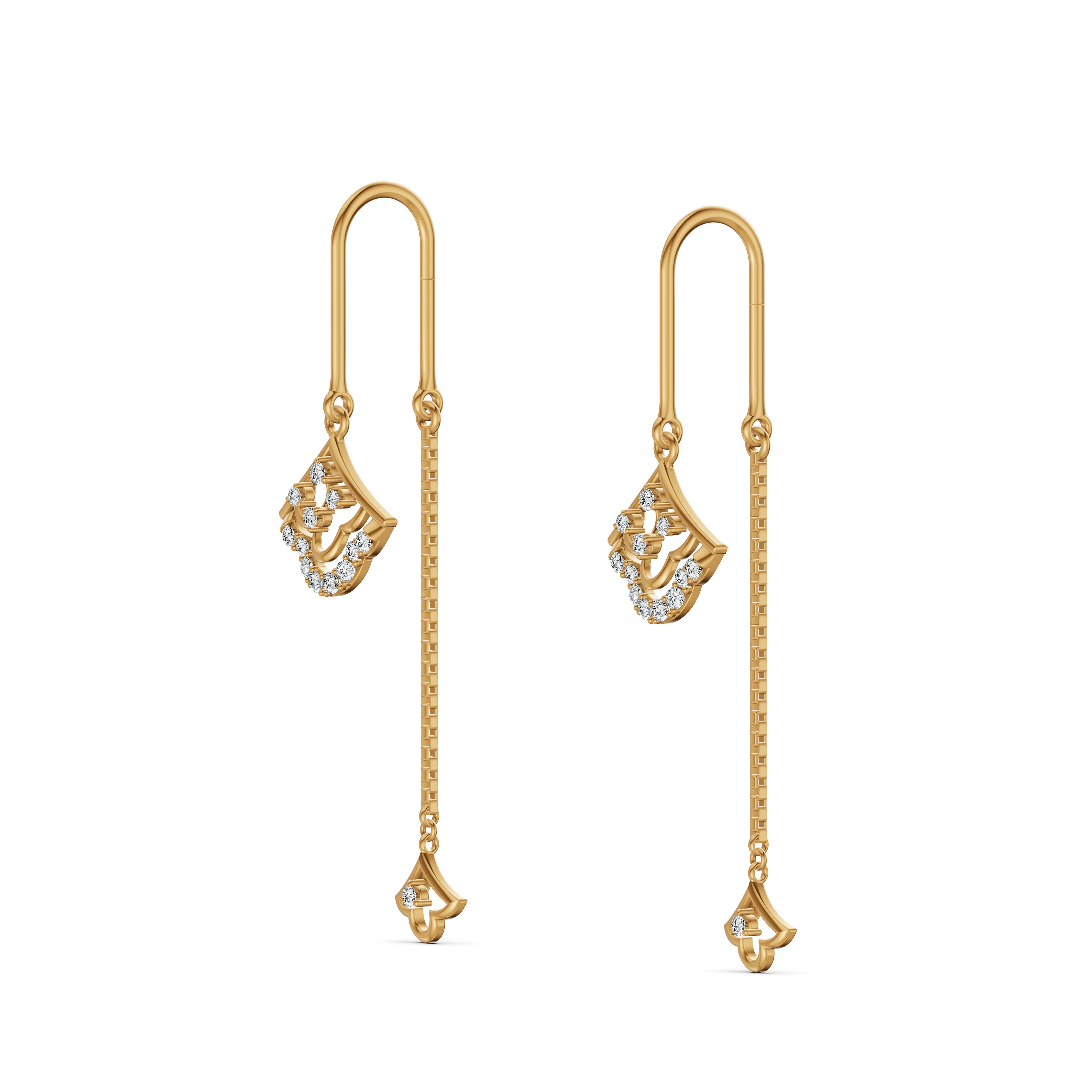 Aurielle Diamond Sui Dhaga Earrings