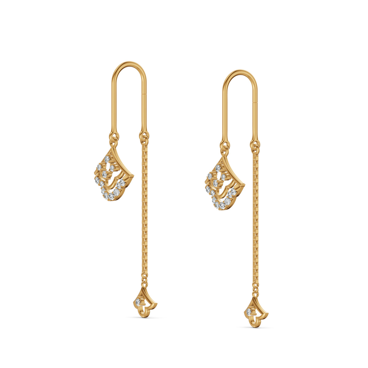 Aurielle Diamond Sui Dhaga Earrings
