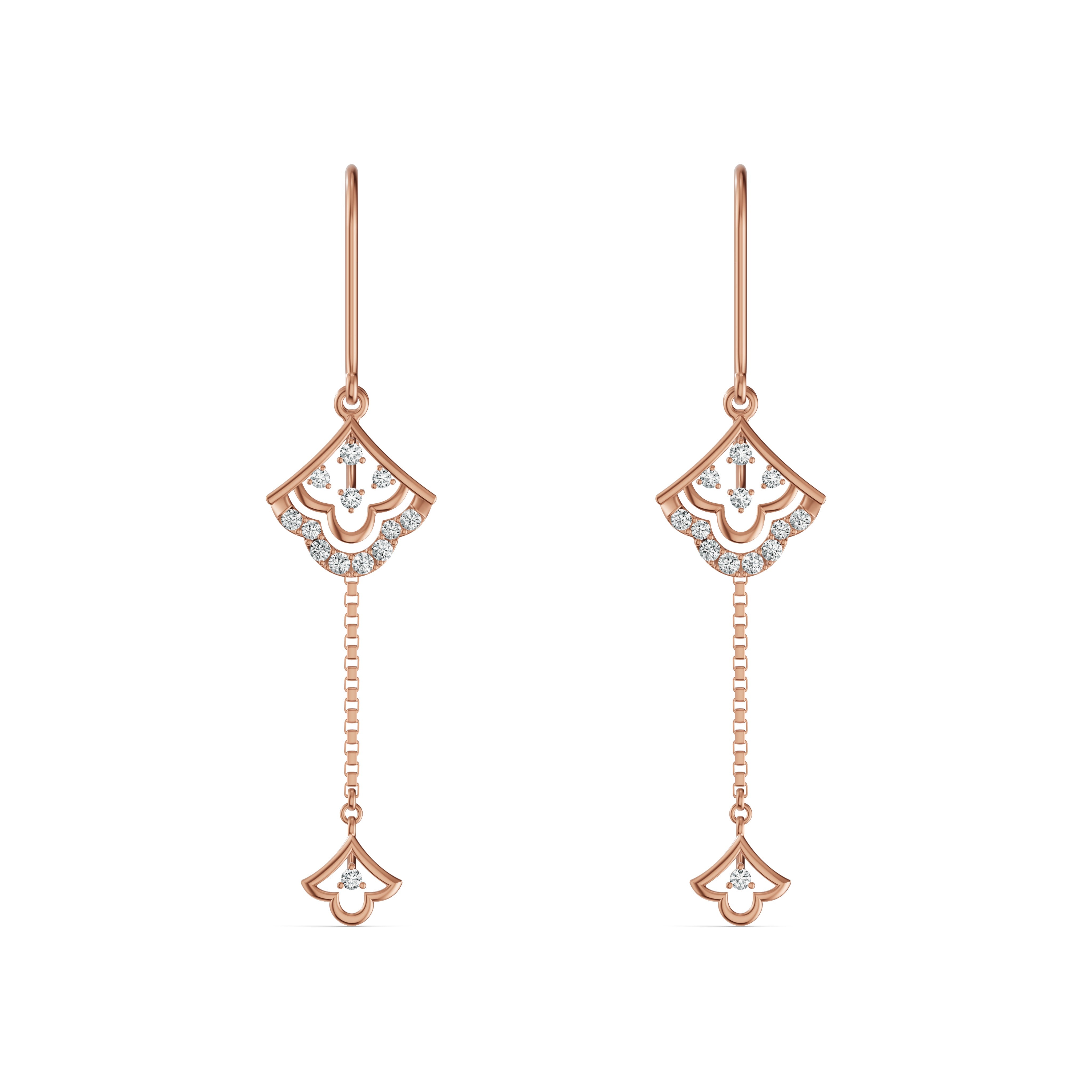 Aurielle Diamond Sui Dhaga Earrings