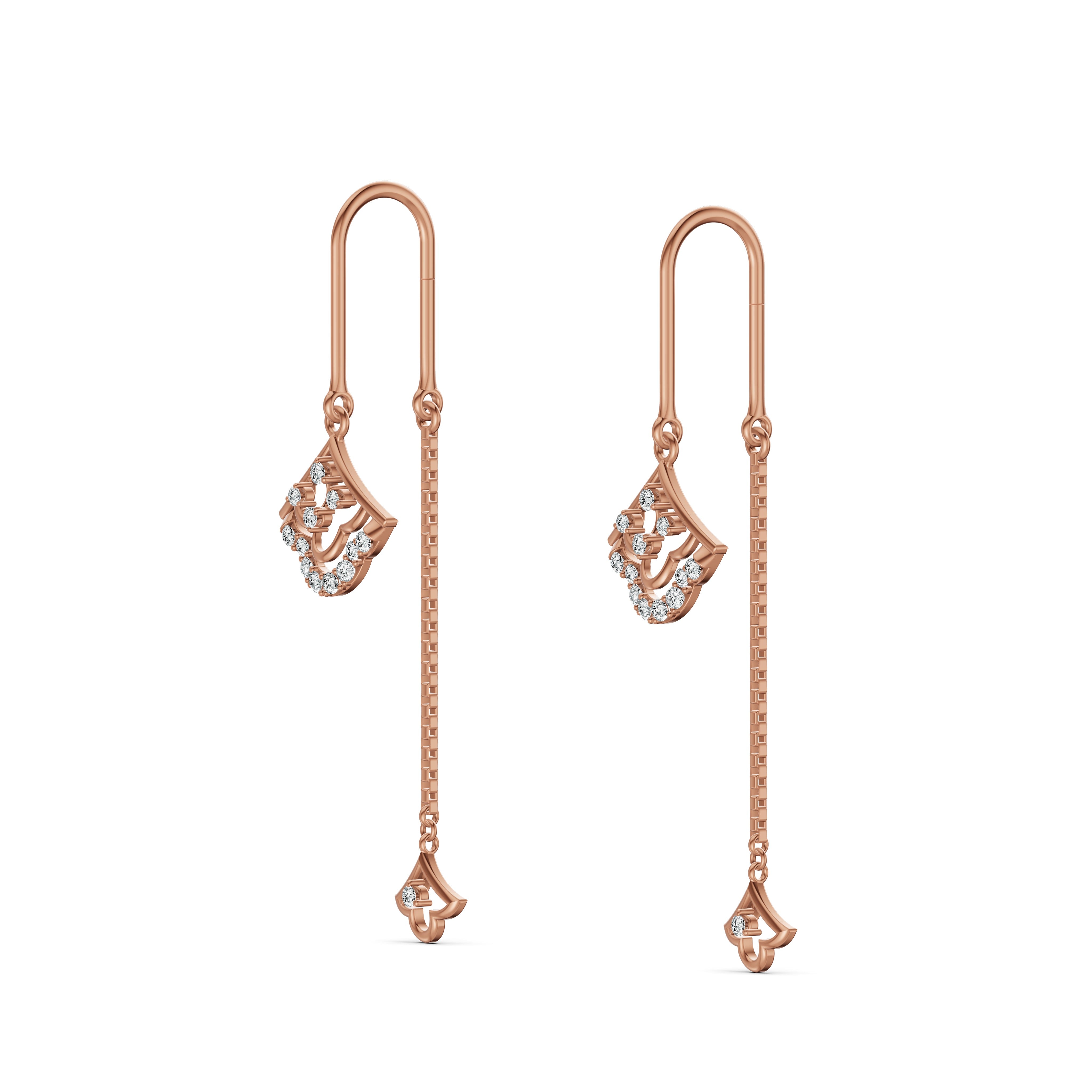 Aurielle Diamond Sui Dhaga Earrings