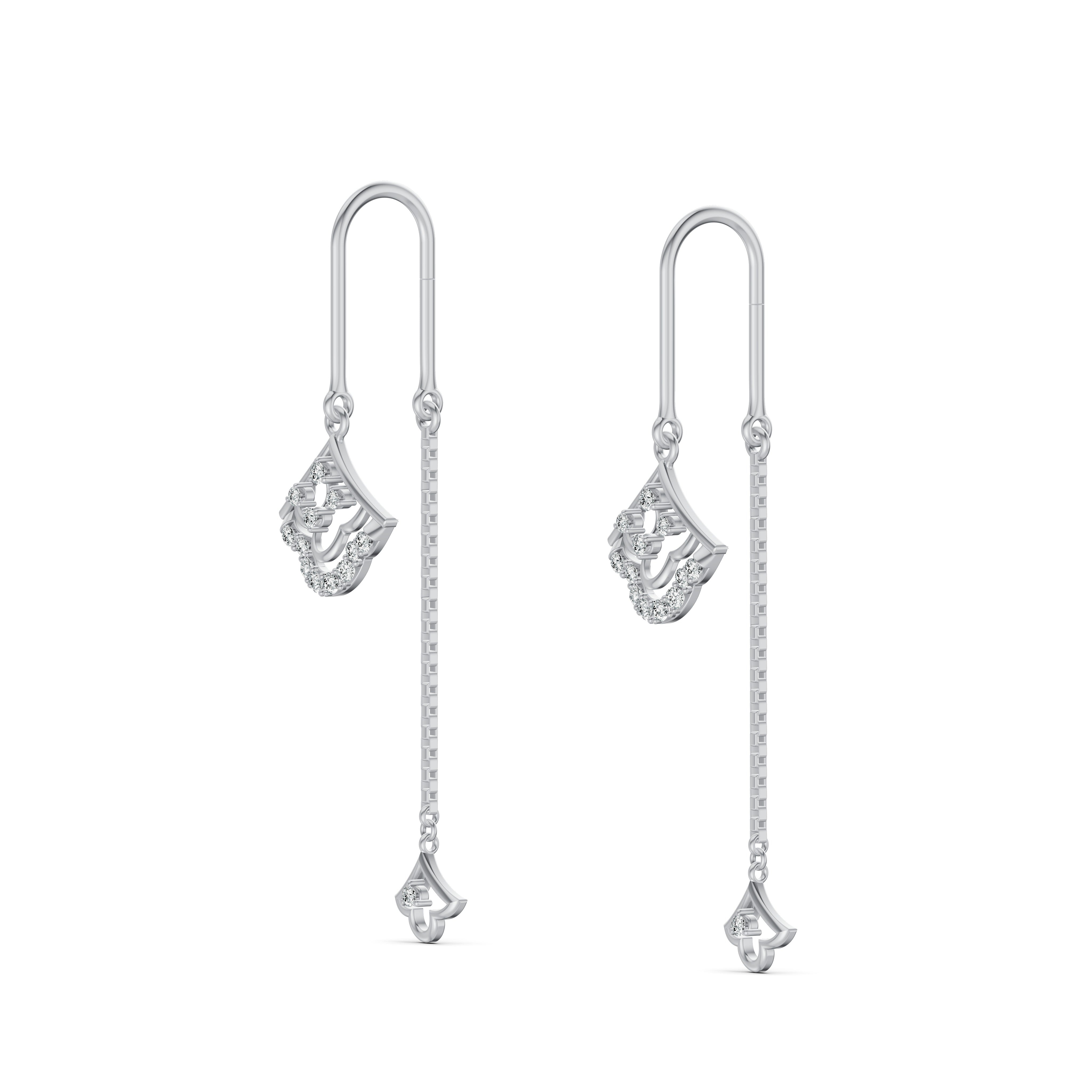 Aurielle Diamond Sui Dhaga Earrings