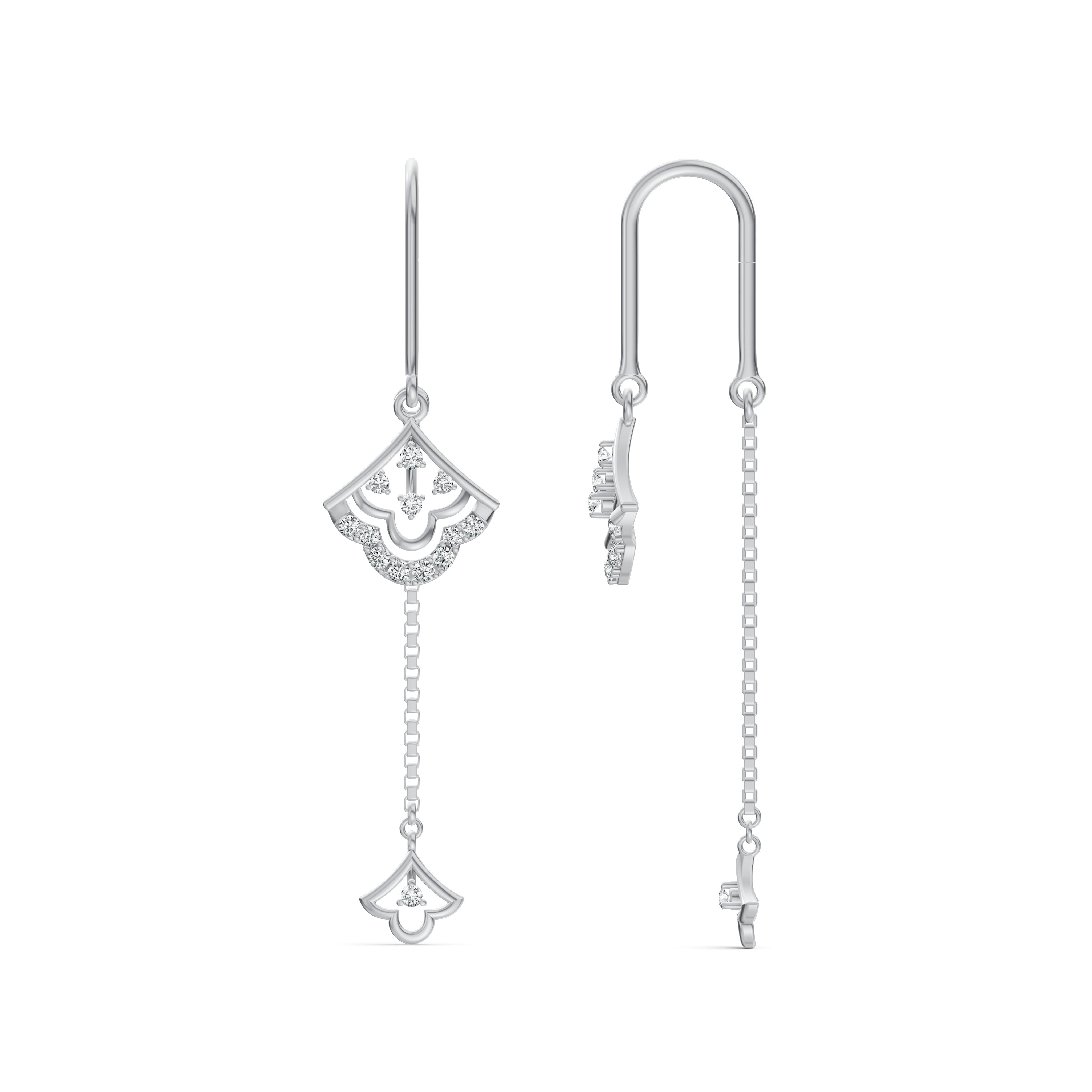 Aurielle Diamond Sui Dhaga Earrings