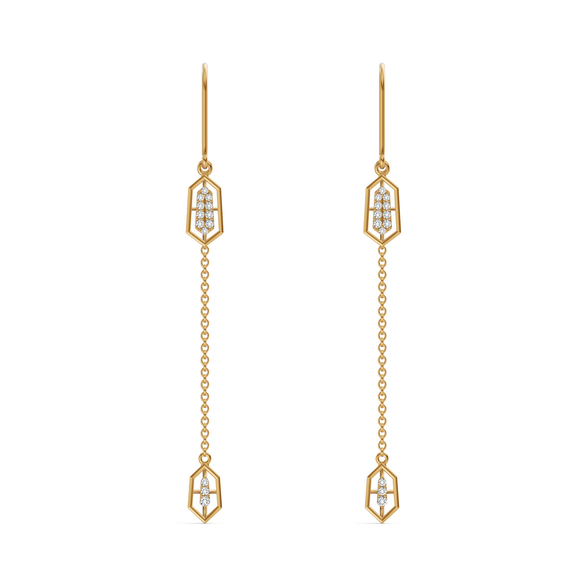Lyra Diamond Sui Dhaga Earrings