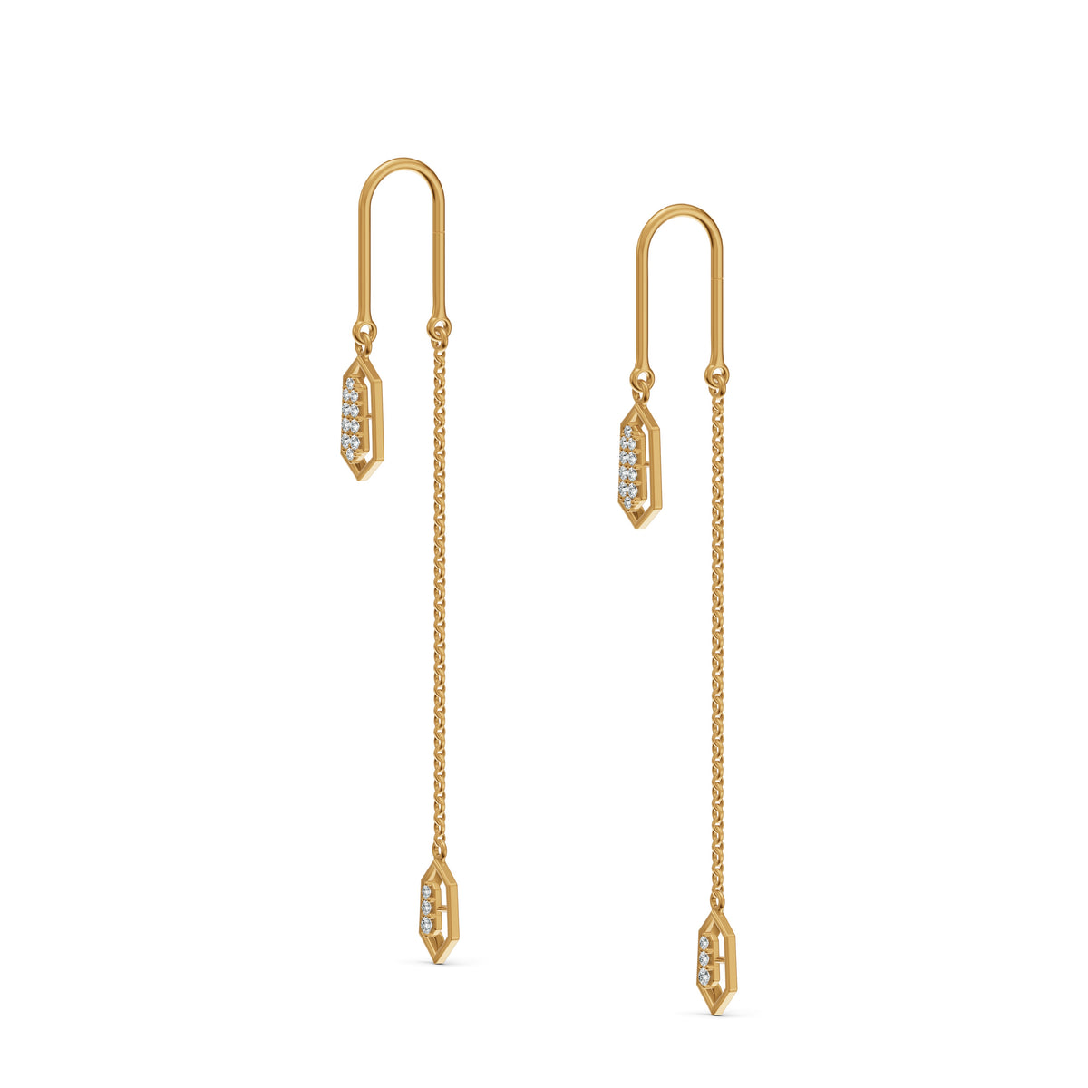 Lyra Diamond Sui Dhaga Earrings