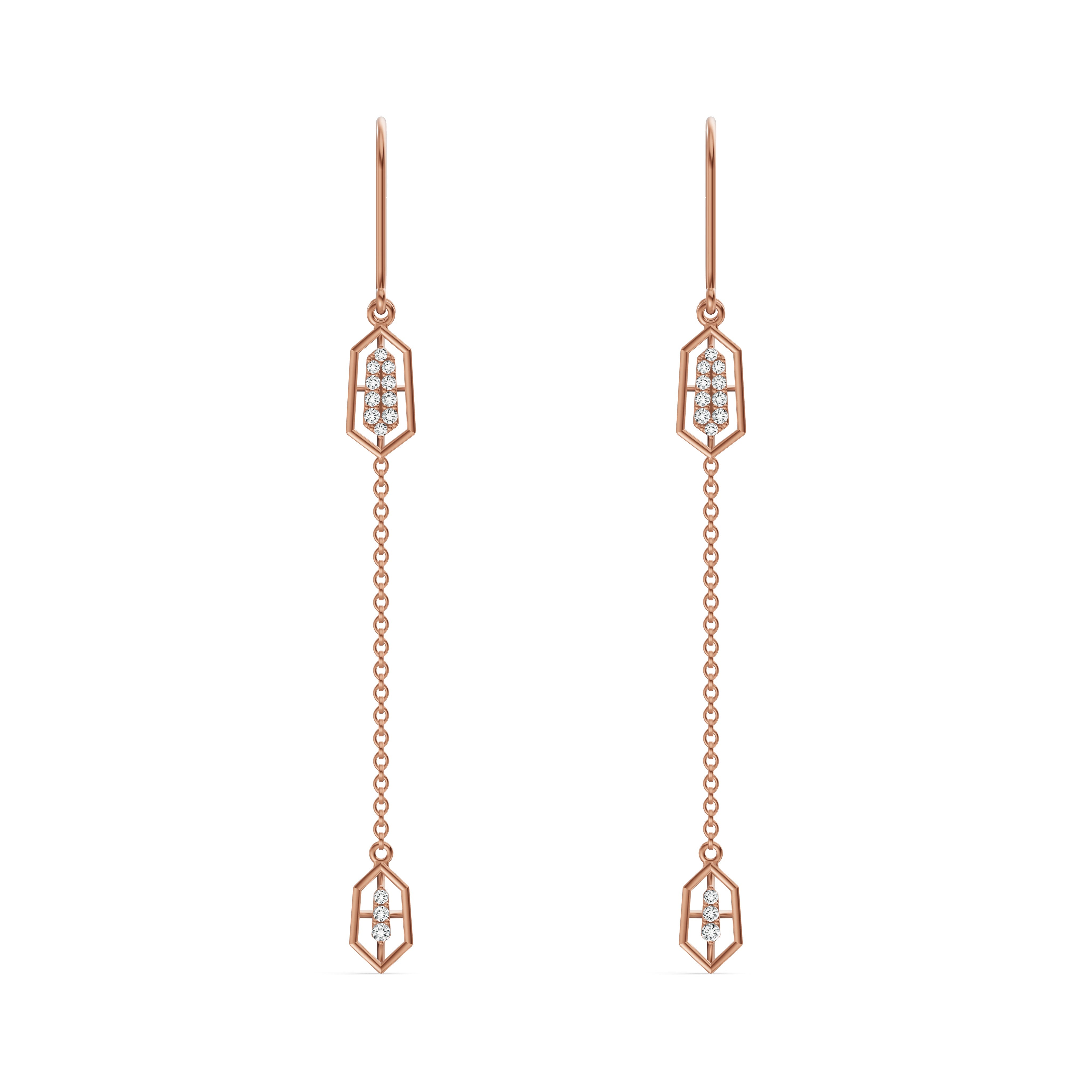 Lyra Diamond Sui Dhaga Earrings