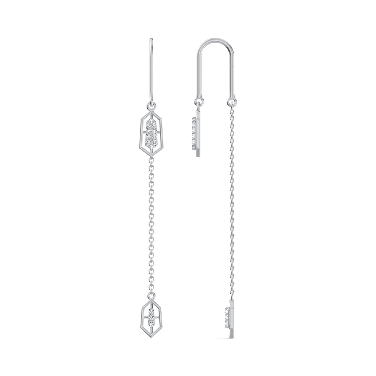 Lyra Diamond Sui Dhaga Earrings